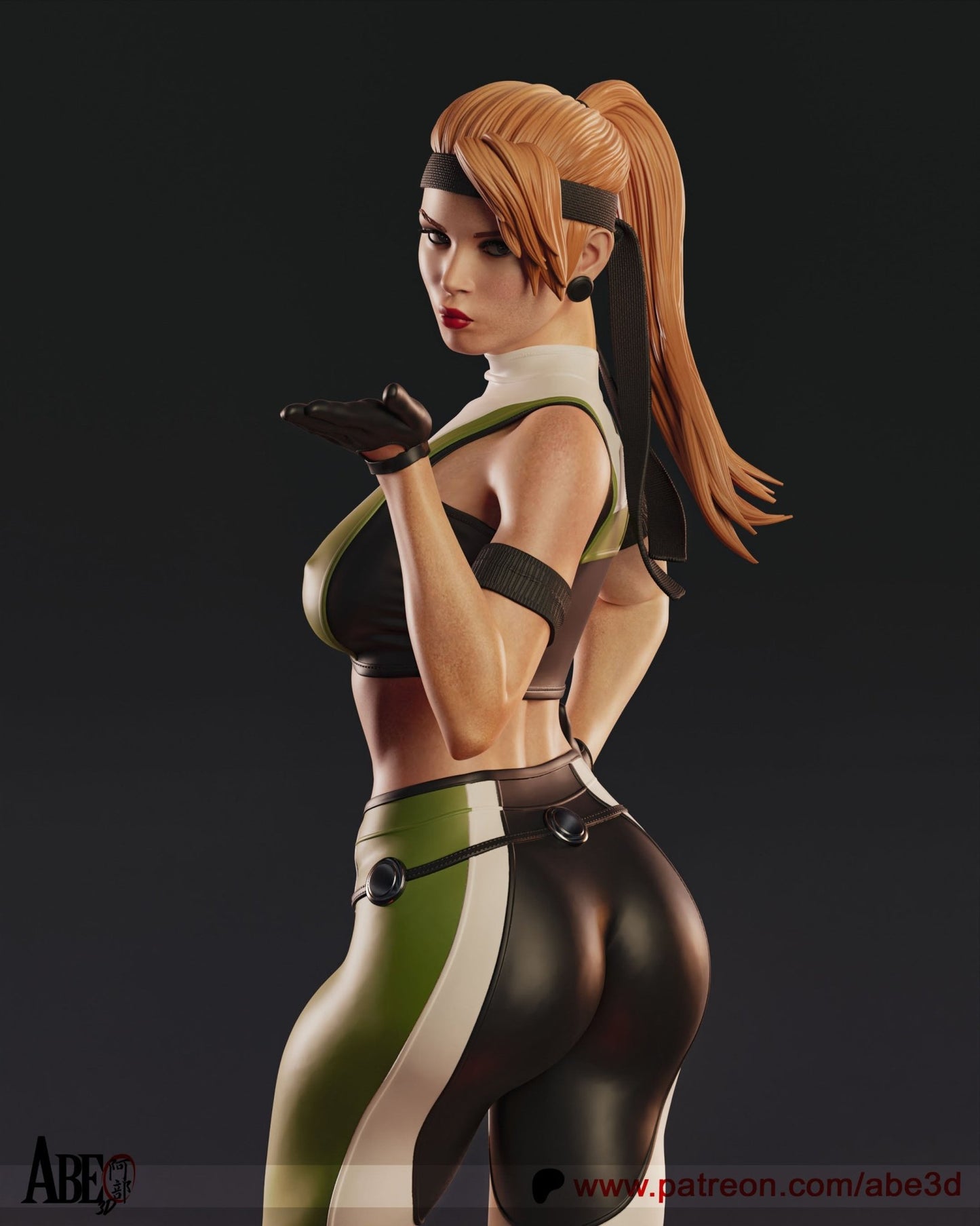 Sonya Blade - Abe3D - Dark Forge Arts
