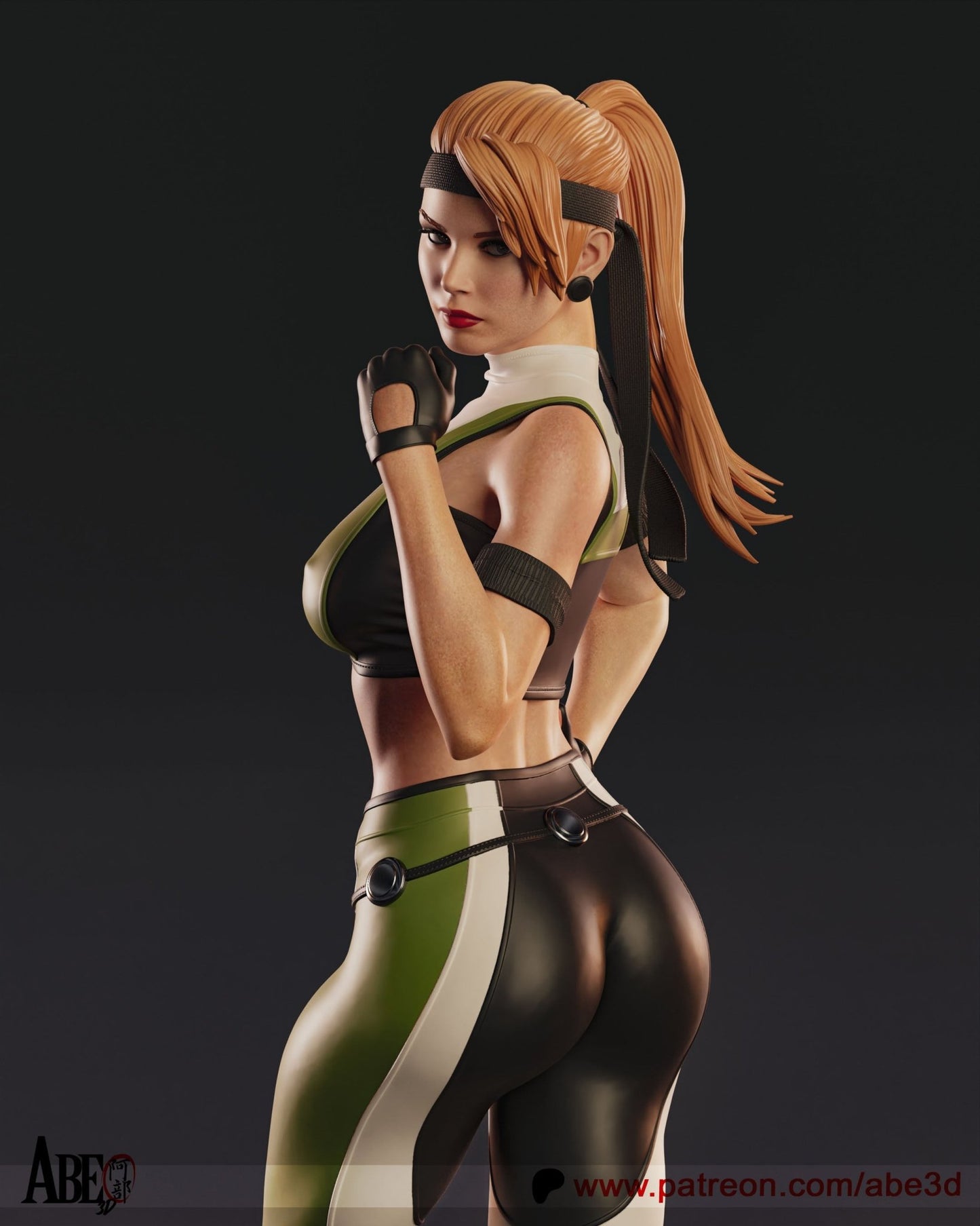 Sonya Blade - Abe3D - Dark Forge Arts