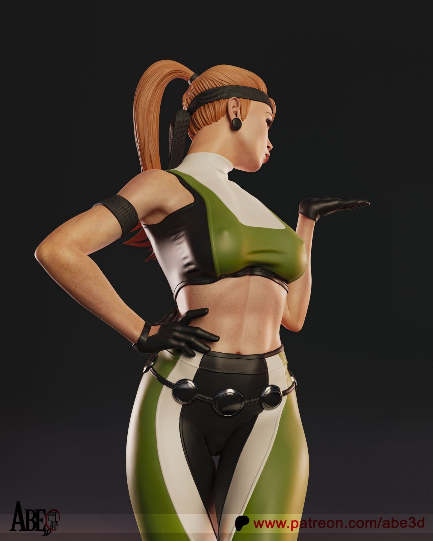 Sonya Blade - Abe3D - Dark Forge Arts