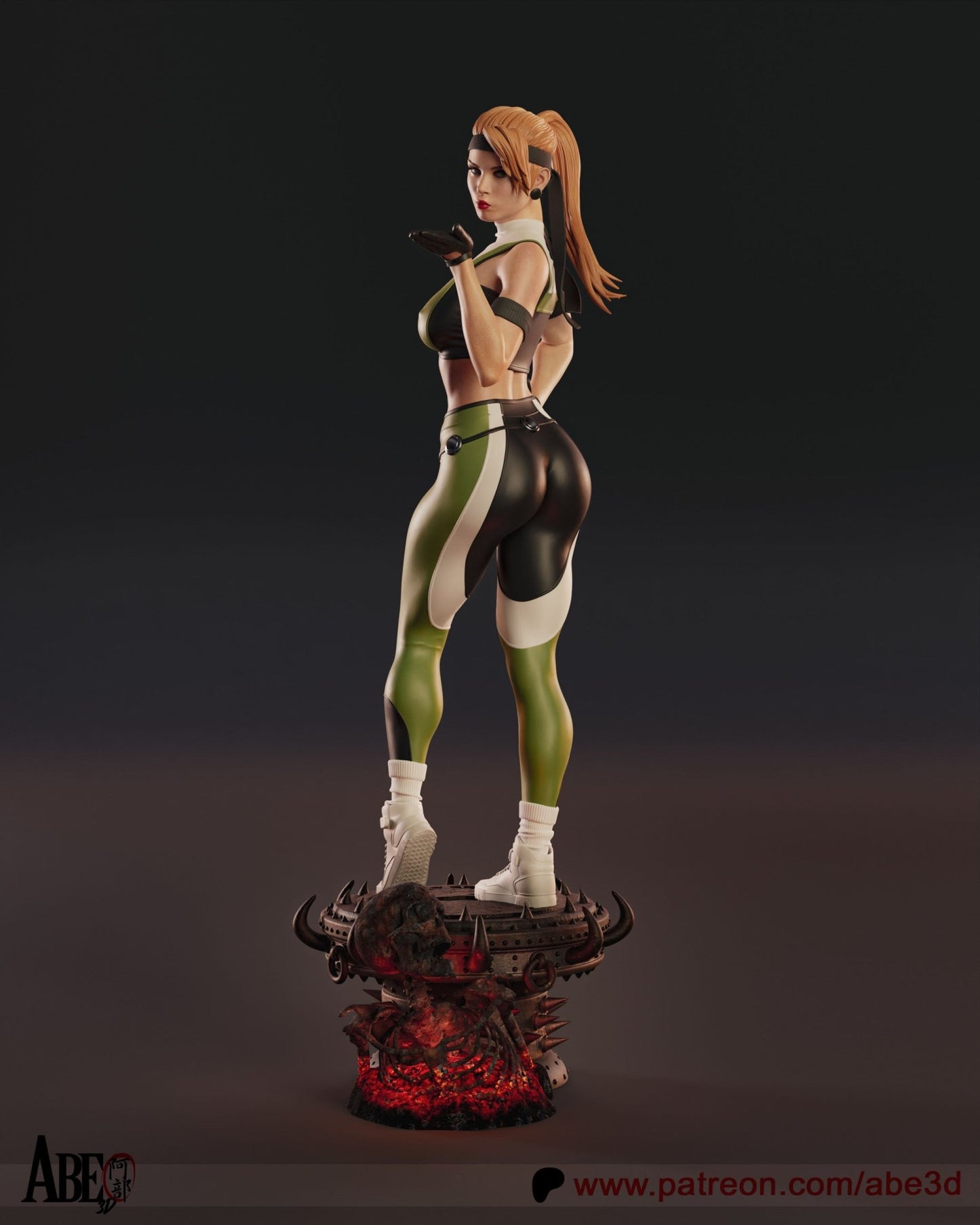 Sonya Blade - Abe3D - Dark Forge Arts
