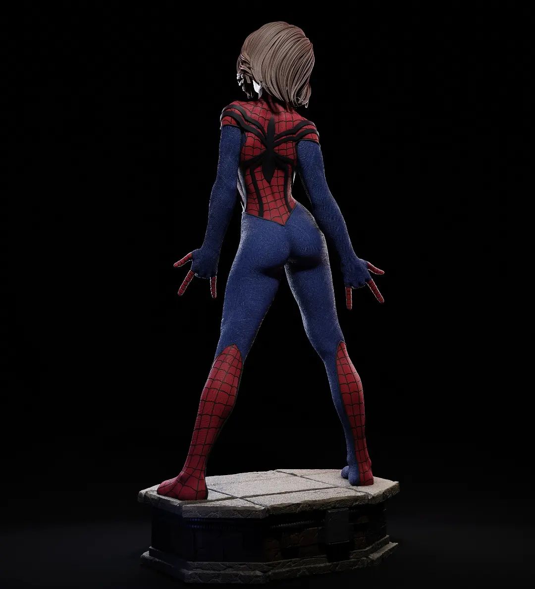 Spider - Girl - CA 3D Studios - Dark Forge Arts