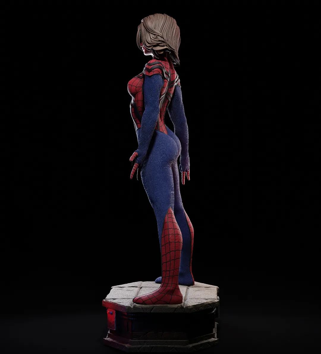 Spider - Girl - CA 3D Studios - Dark Forge Arts