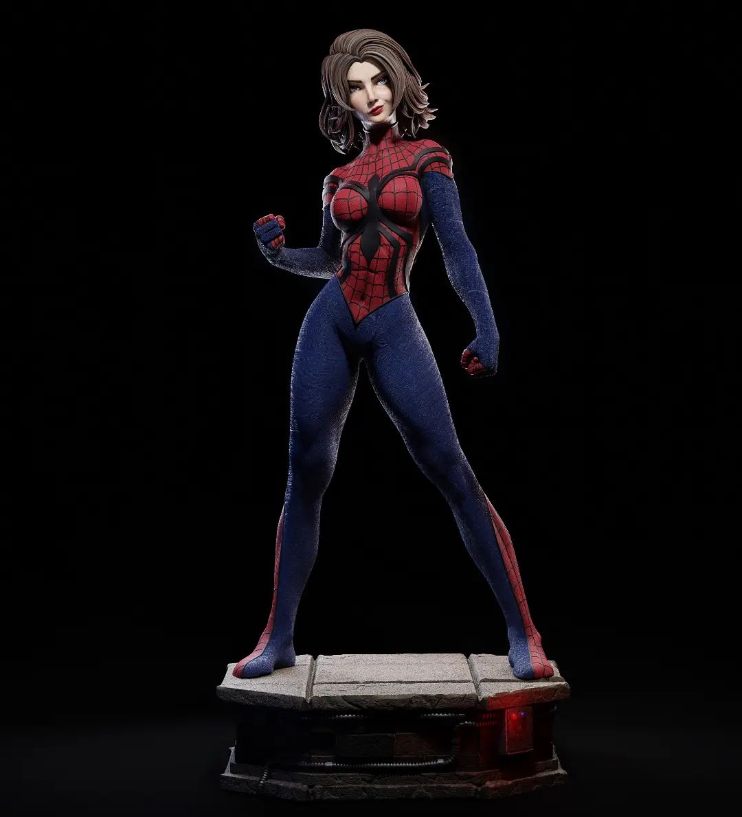 Spider - Girl - CA 3D Studios - Dark Forge Arts