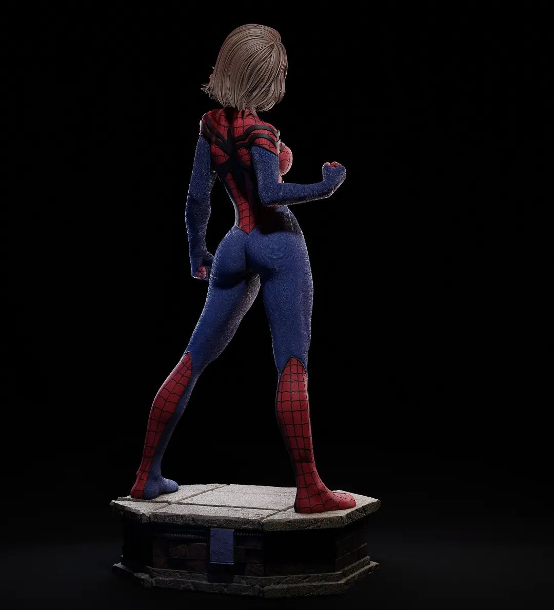 Spider - Girl - CA 3D Studios - Dark Forge Arts