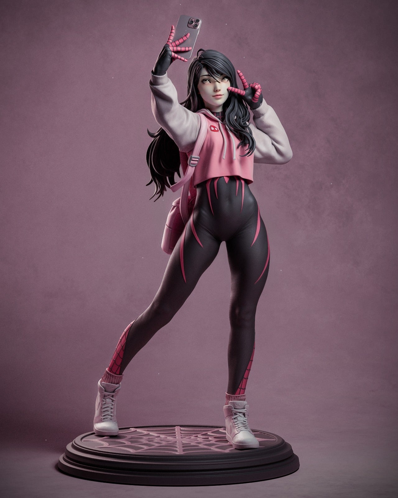 Spider - Girl Selfie - CA 3D Studios - Dark Forge Arts