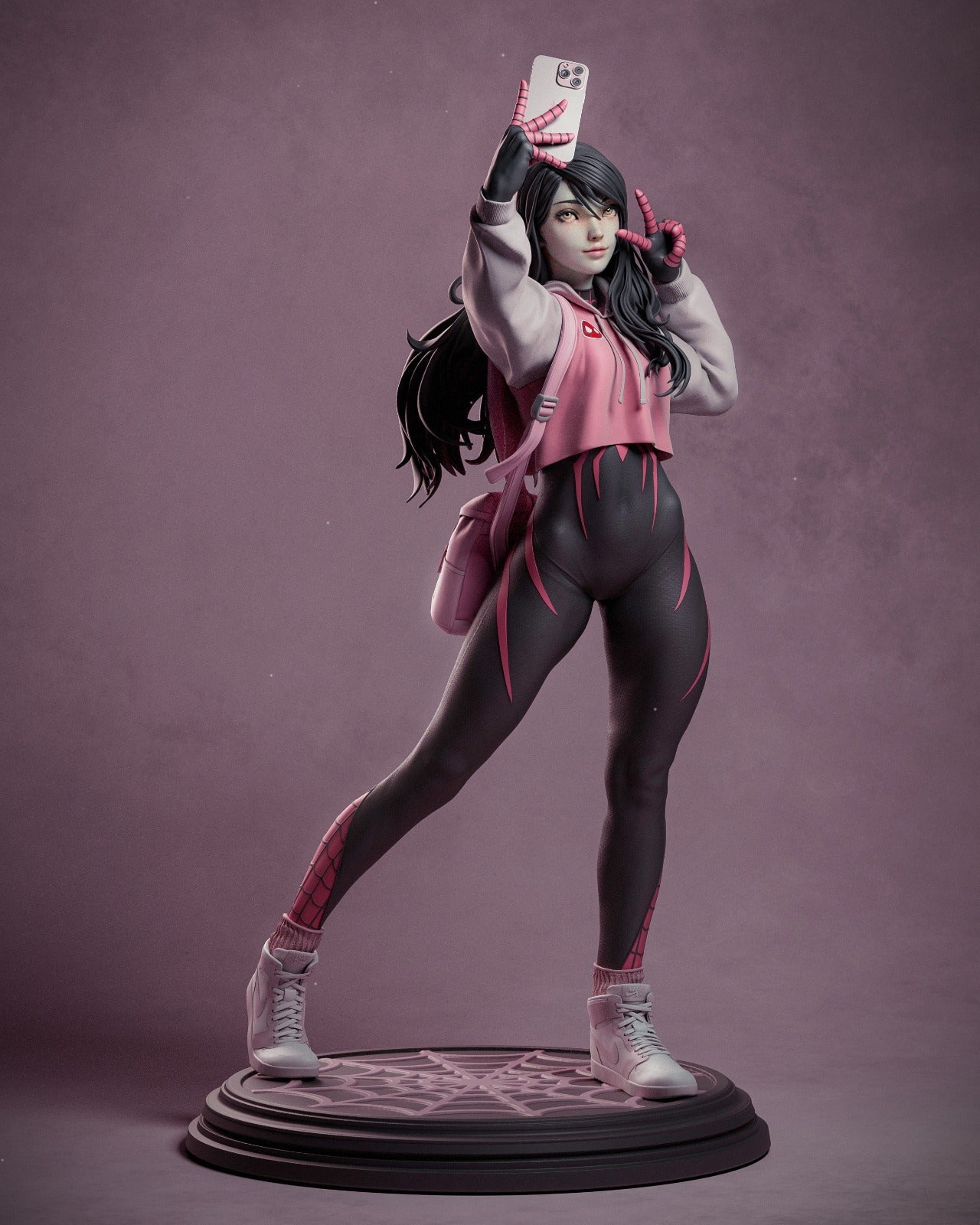 Spider - Girl Selfie - CA 3D Studios - Dark Forge Arts