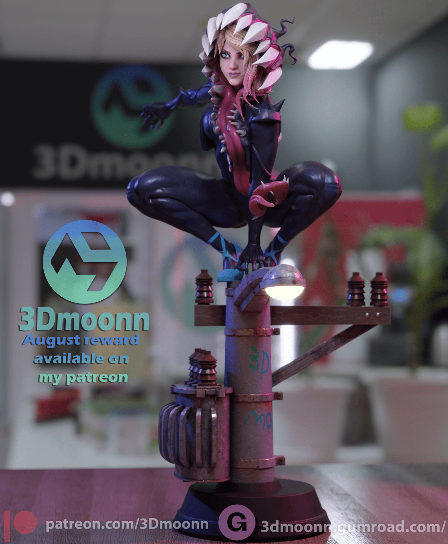 Spider Gwen - 3DMoonn - Dark Forge Arts