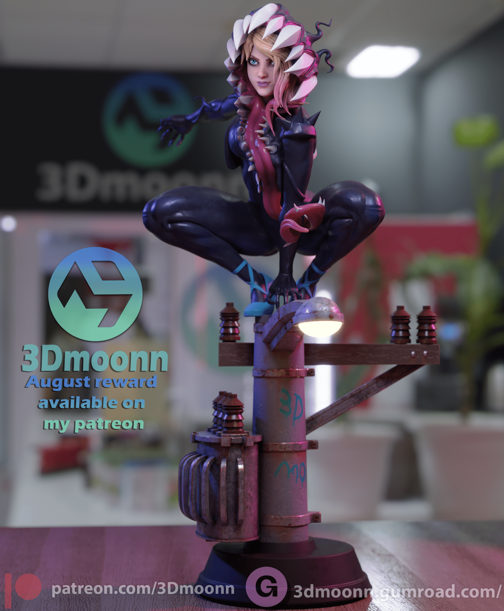 Spider Gwen - 3DMoonn - Dark Forge Arts