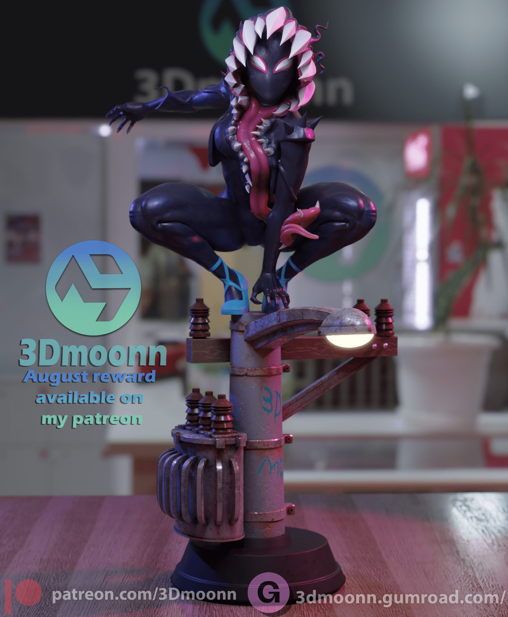 Spider Gwen - 3DMoonn - Dark Forge Arts