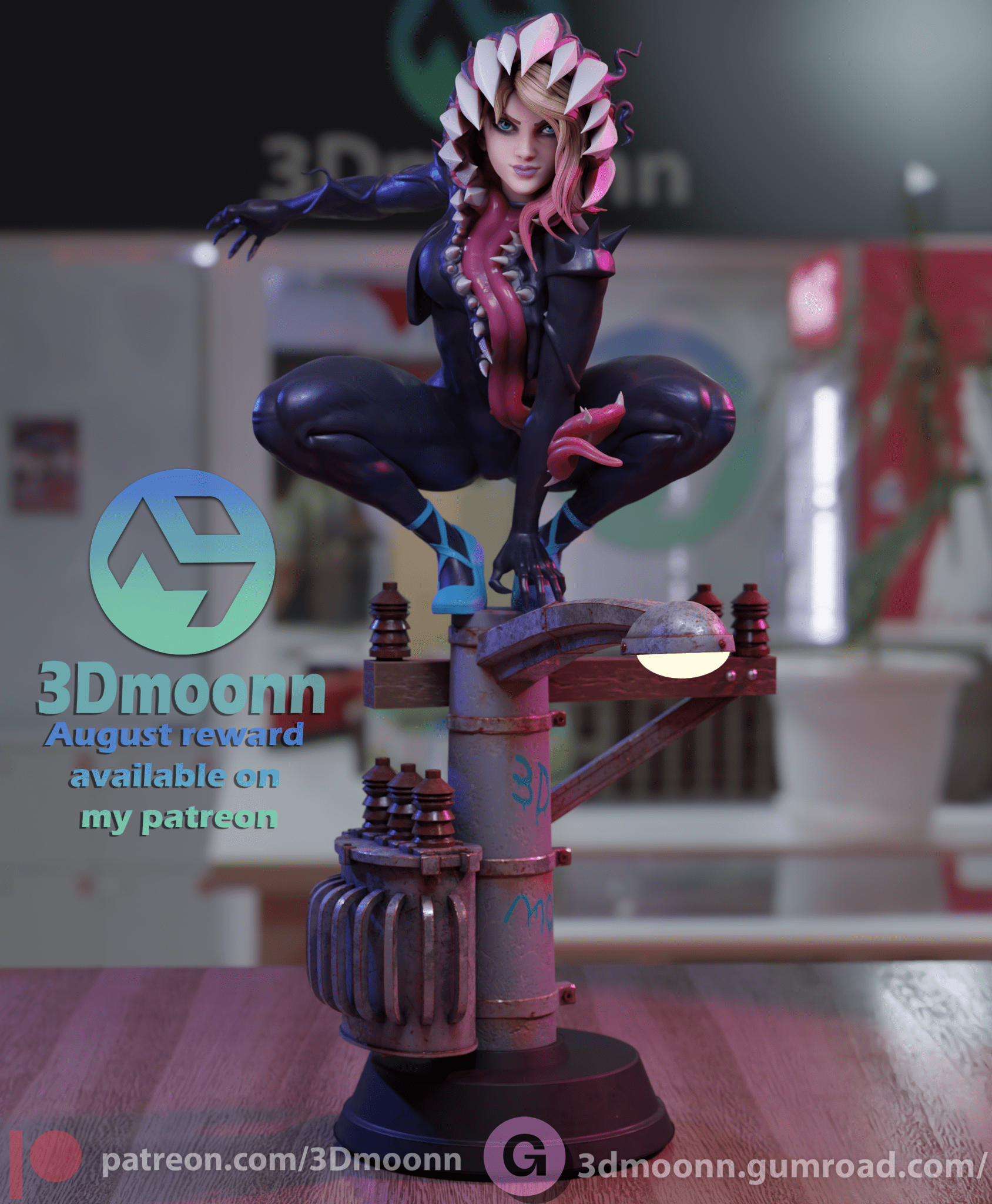 Spider Gwen - 3DMoonn - Dark Forge Arts