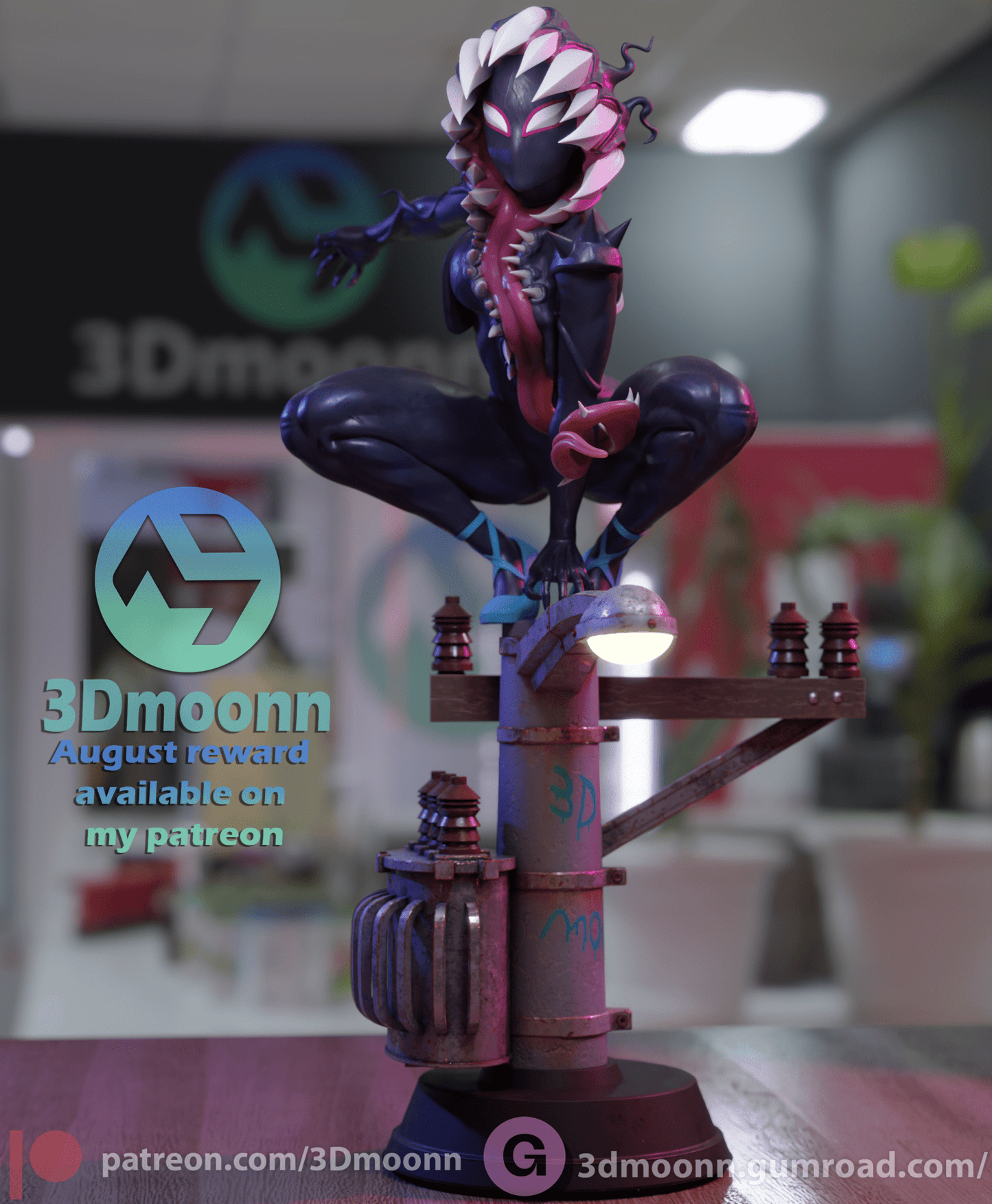 Spider Gwen - 3DMoonn - Dark Forge Arts