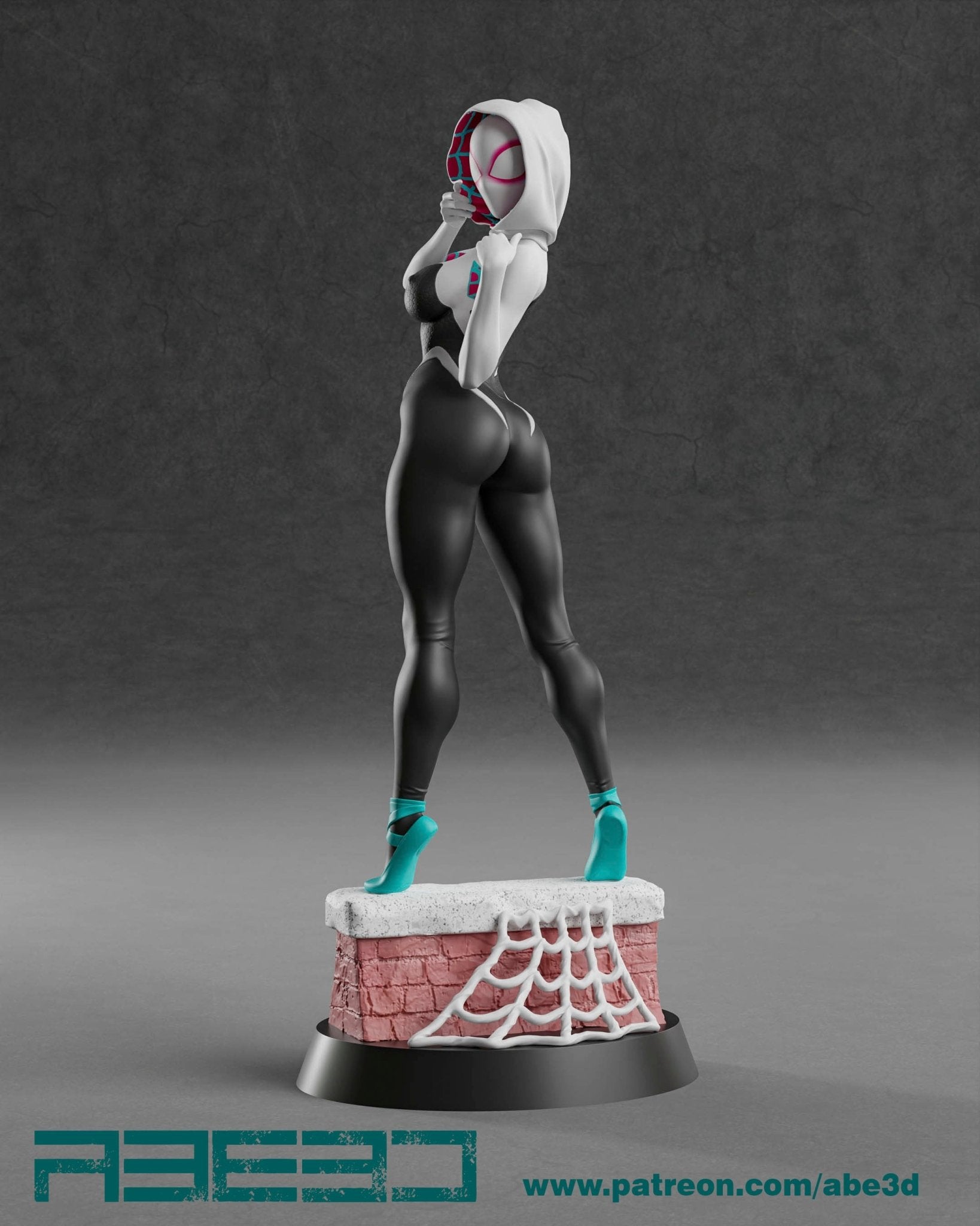 Spider Gwen - Abe3D - Dark Forge Arts