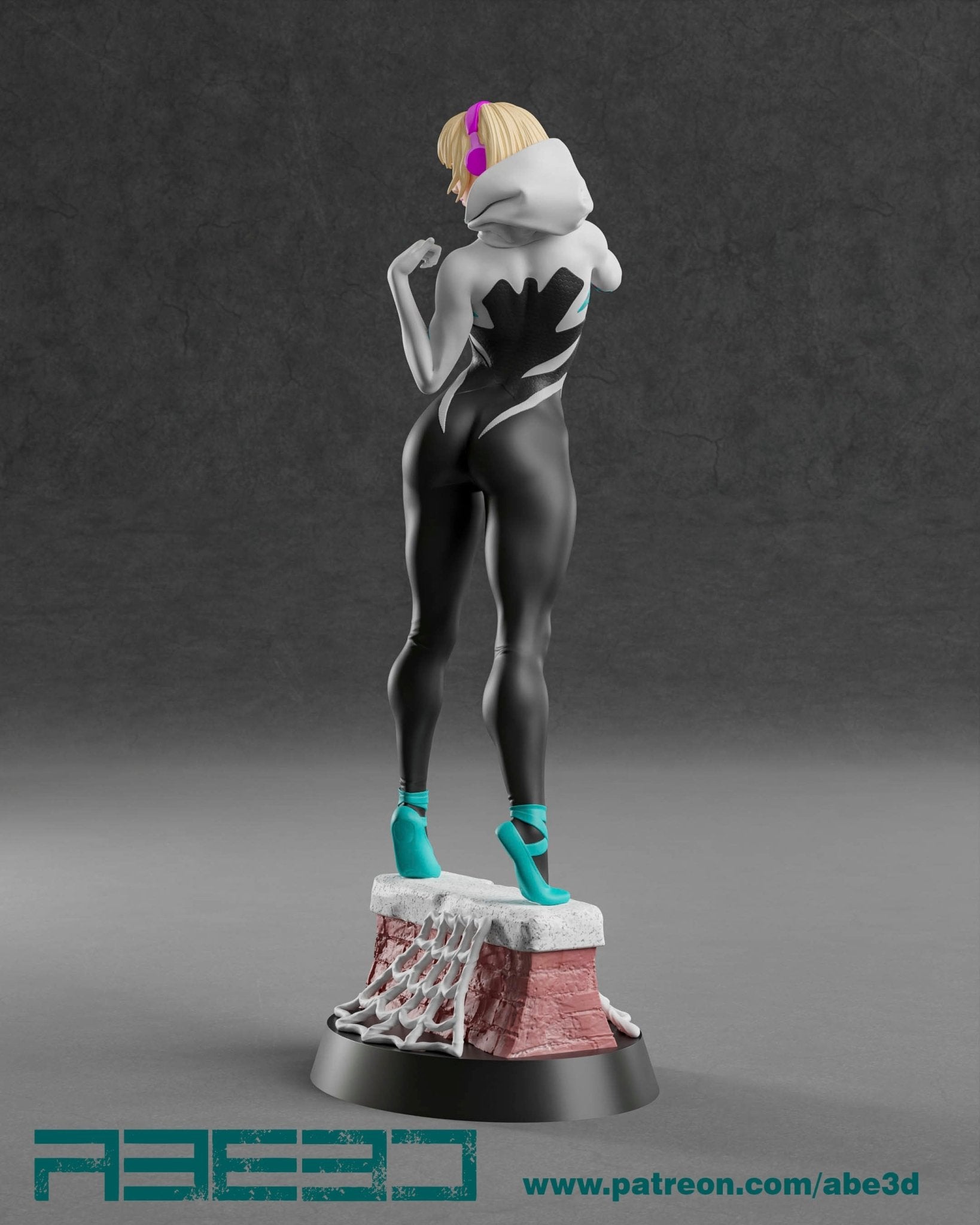 Spider Gwen - Abe3D - Dark Forge Arts