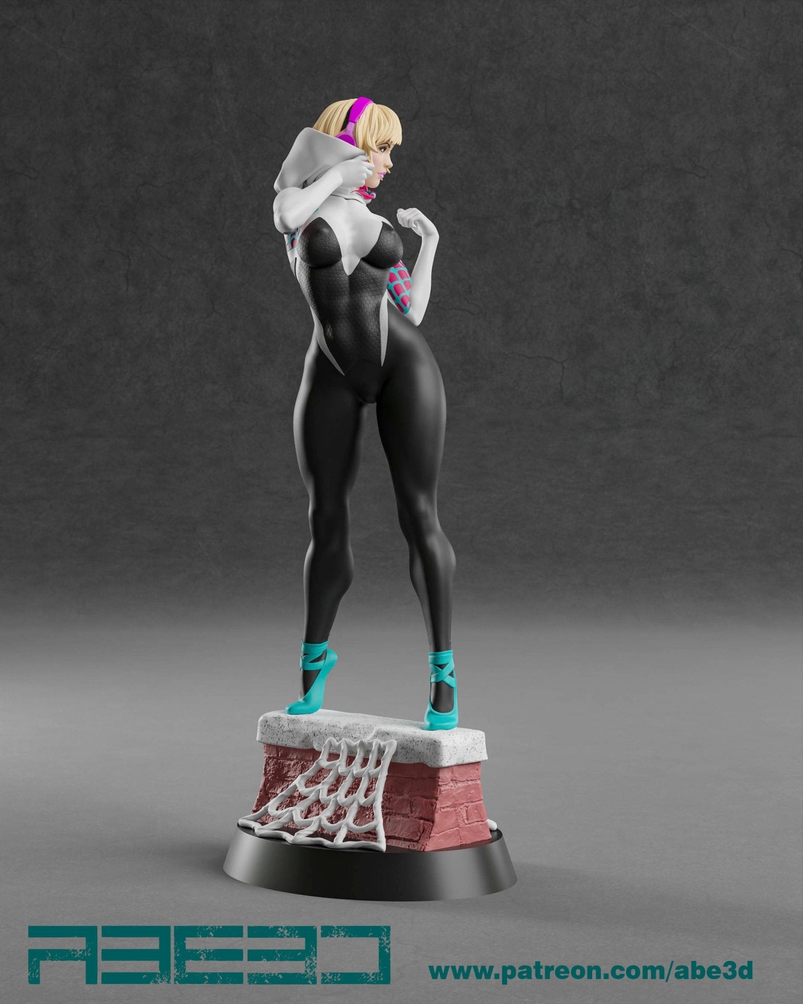 Spider Gwen - Abe3D - Dark Forge Arts