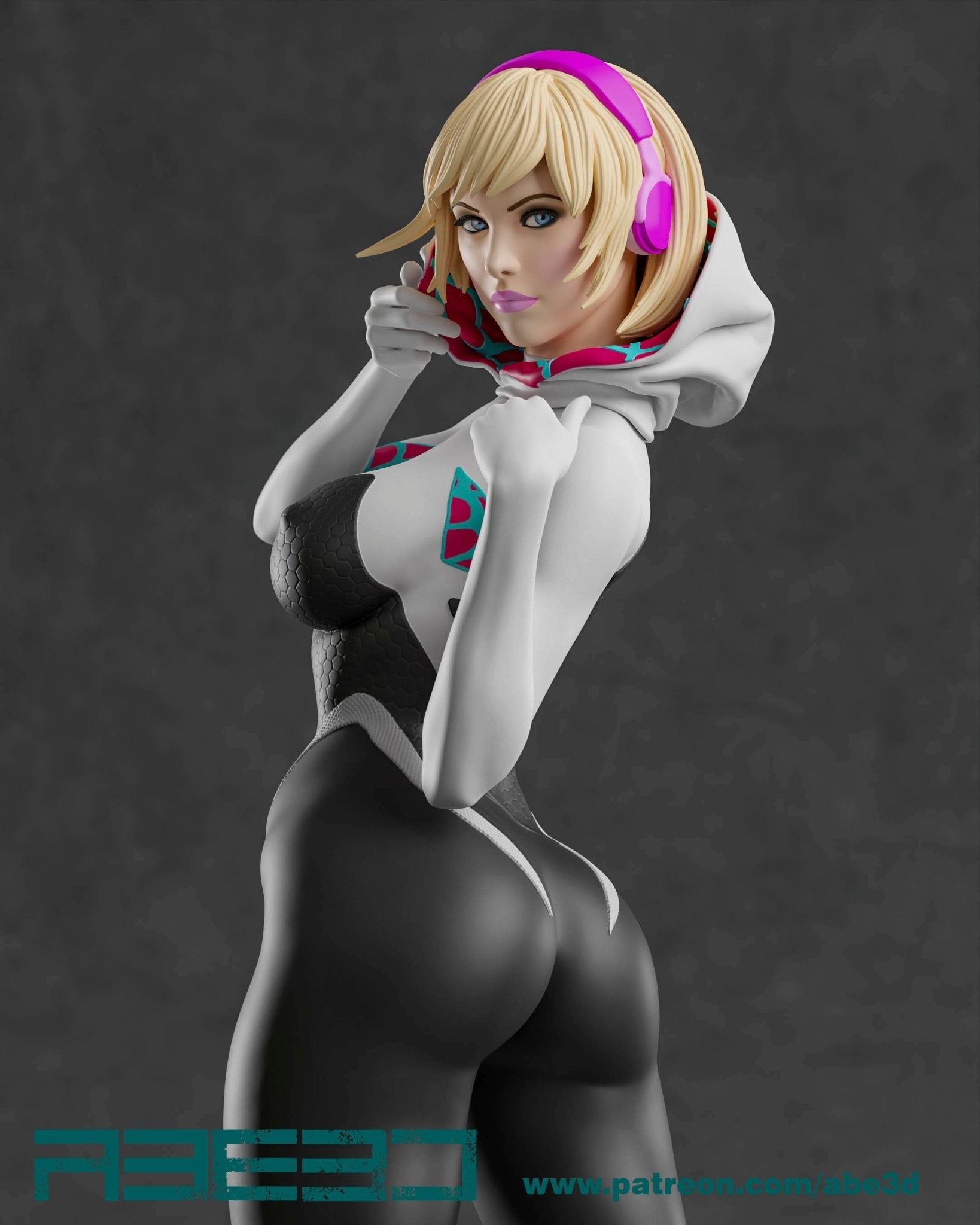 Spider Gwen - Abe3D - Dark Forge Arts