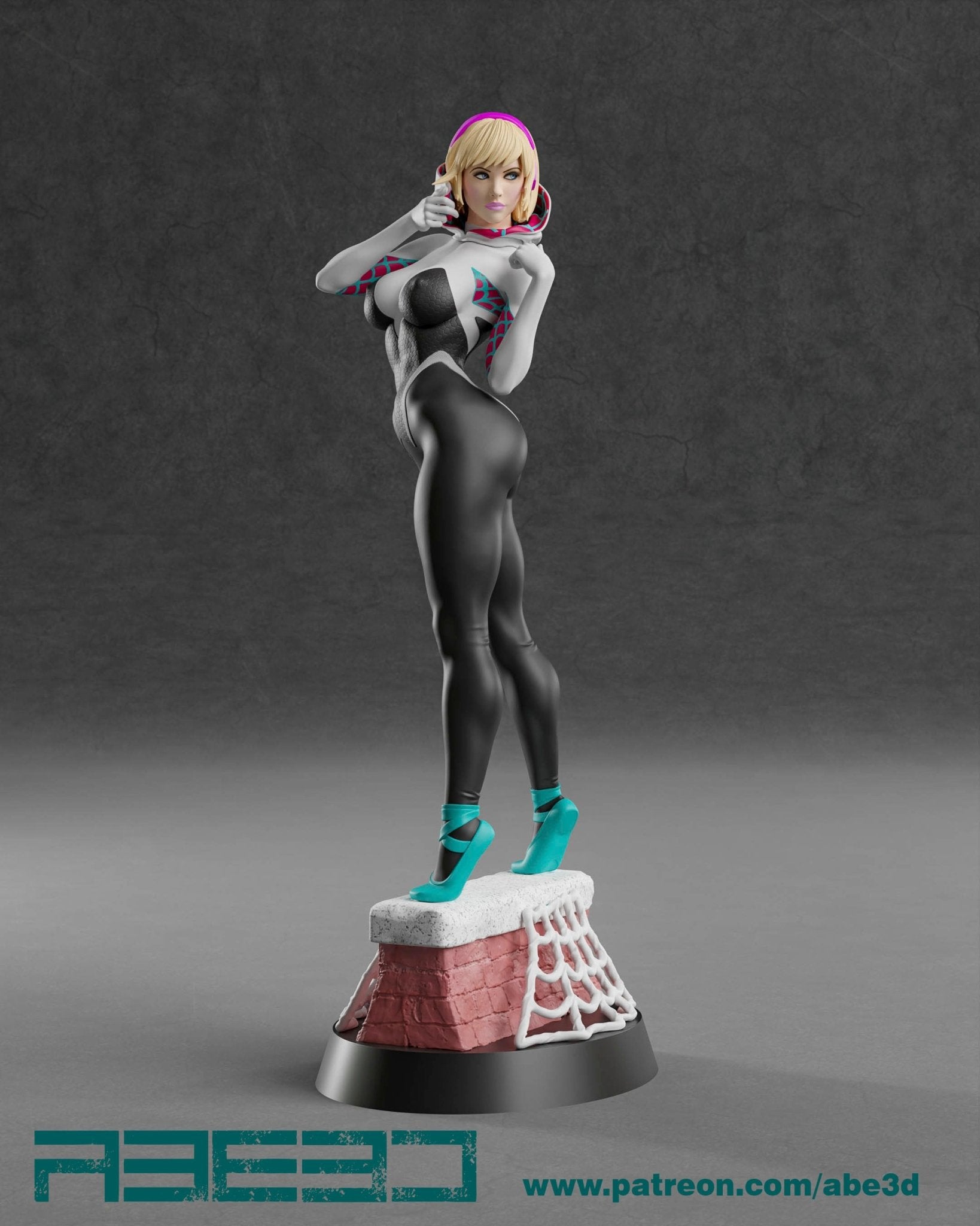 Spider Gwen - Abe3D - Dark Forge Arts