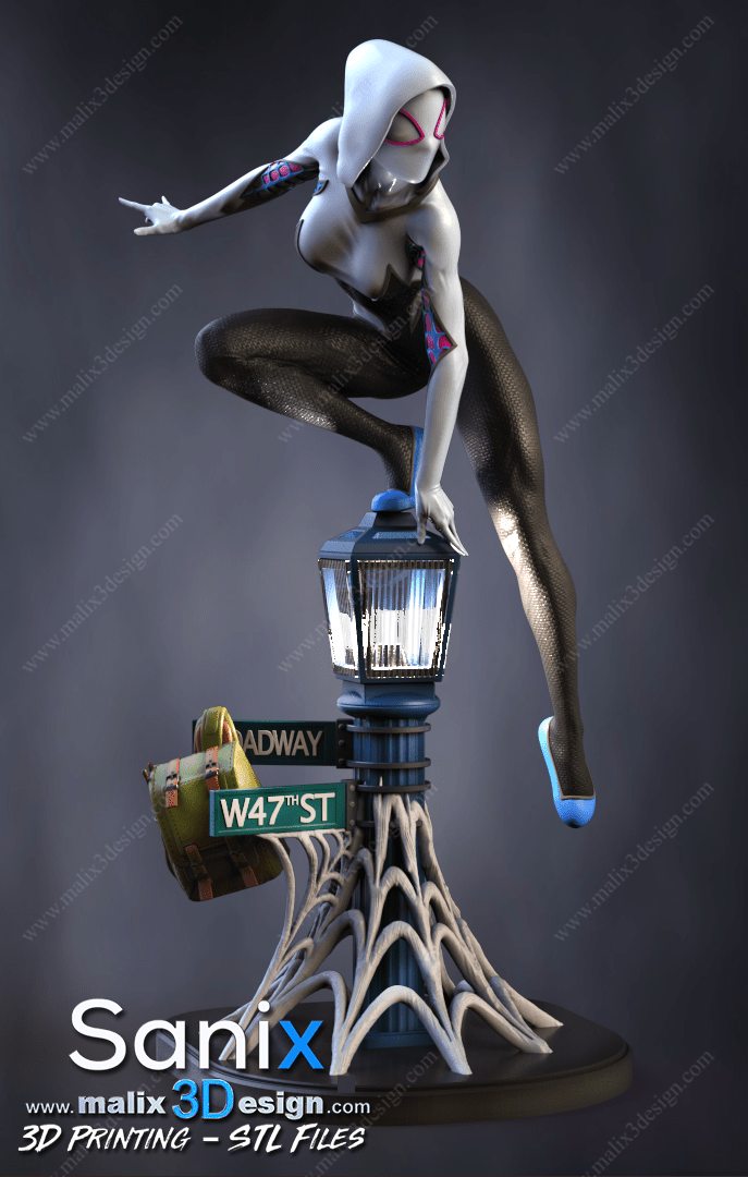 Spider Gwen - Sanix3D - Dark Forge Arts