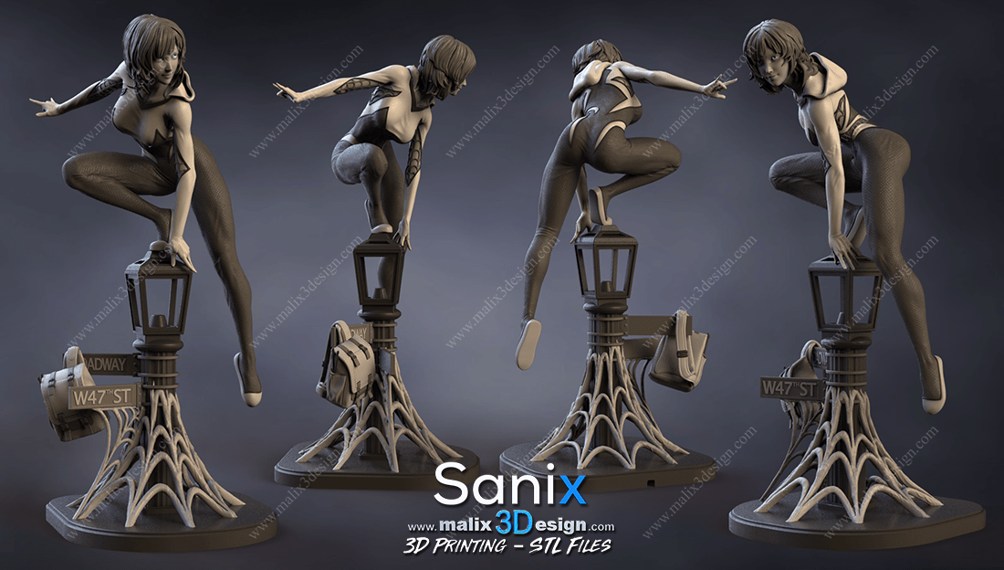 Spider Gwen - Sanix3D - Dark Forge Arts