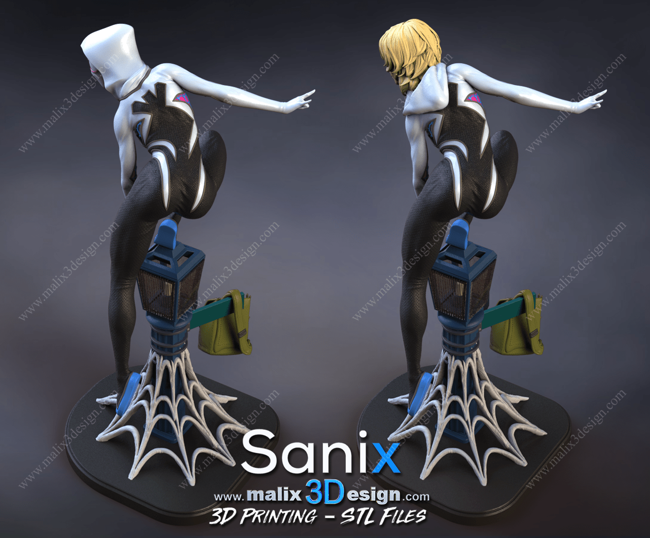 Spider Gwen - Sanix3D - Dark Forge Arts