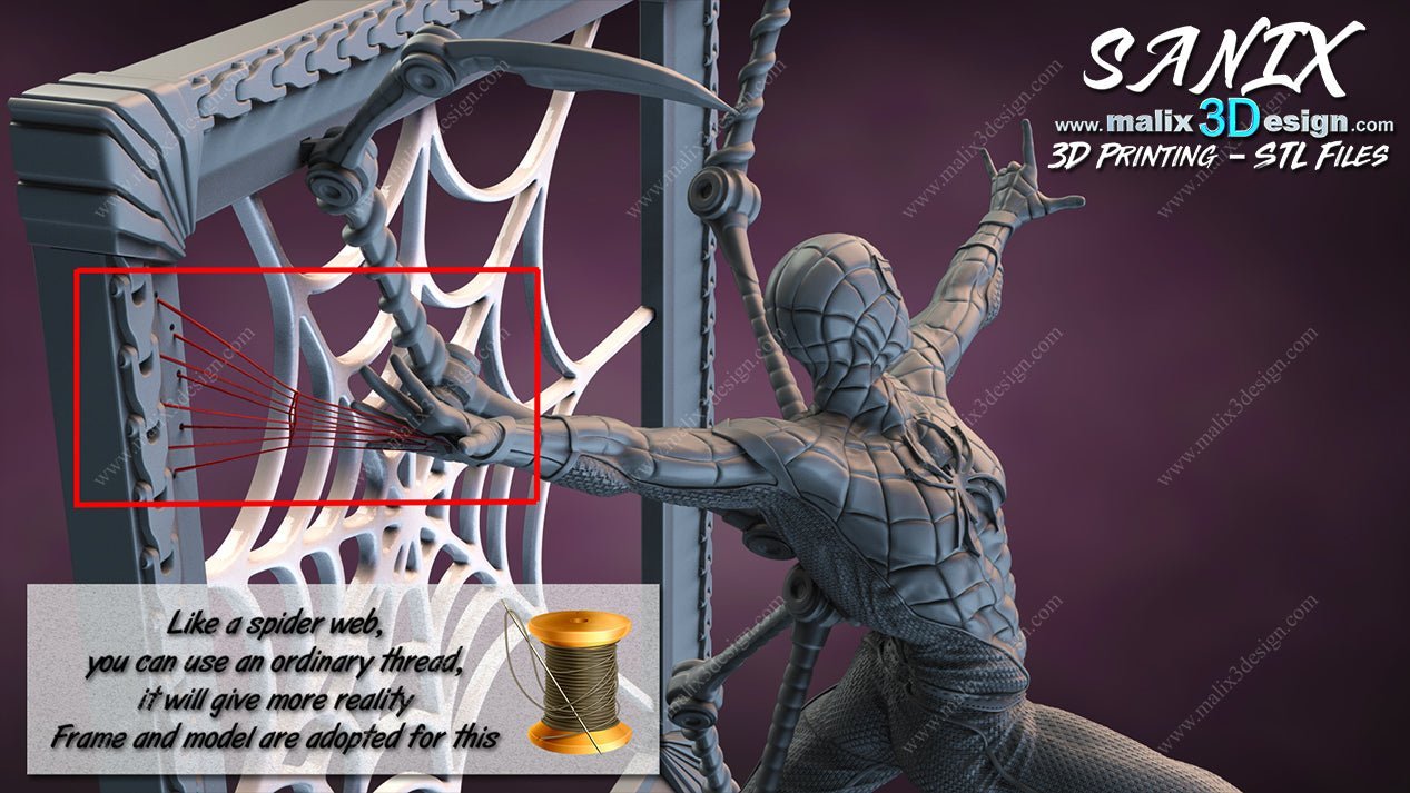 Spider - Man Cadre - Sanix3D - Dark Forge Arts