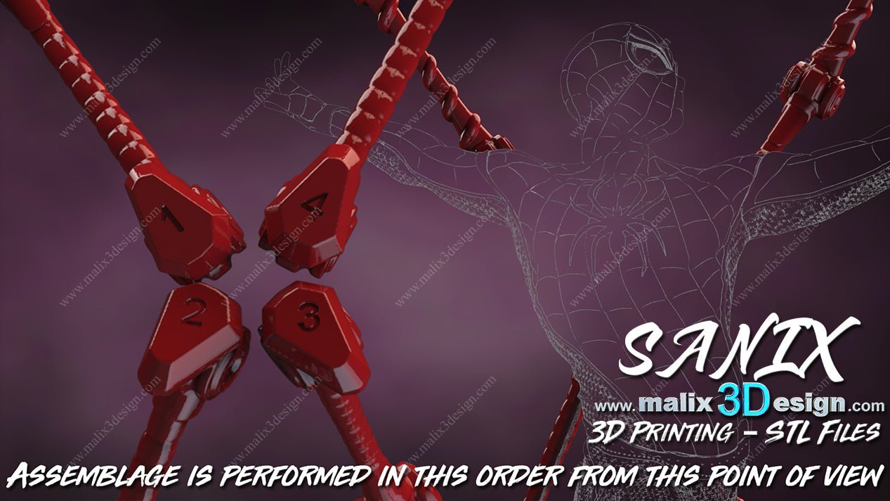 Spider - Man Cadre - Sanix3D - Dark Forge Arts