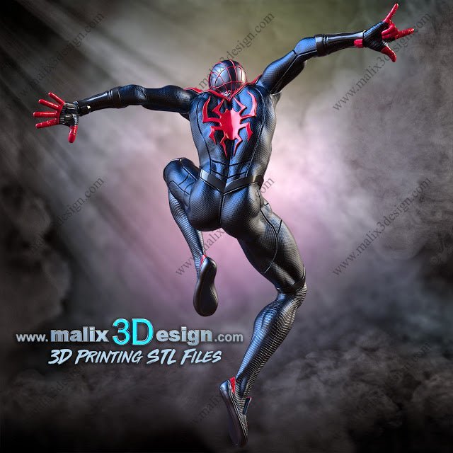 Spider - Man Miles Morale - Sanix3D - Dark Forge Arts