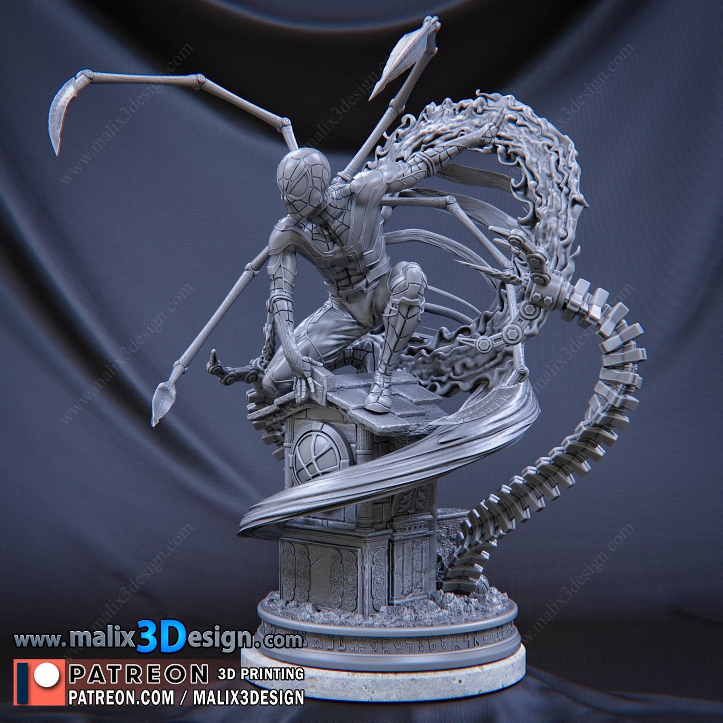 Spider - Man (No Way Home) - Sanix3D - Dark Forge Arts