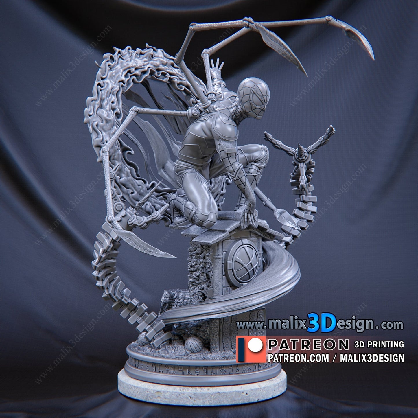 Spider - Man (No Way Home) - Sanix3D - Dark Forge Arts