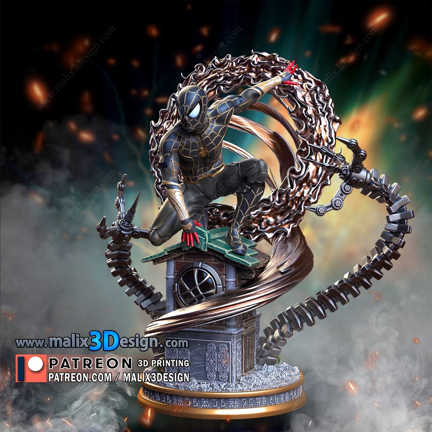 Spider - Man (No Way Home) - Sanix3D - Dark Forge Arts