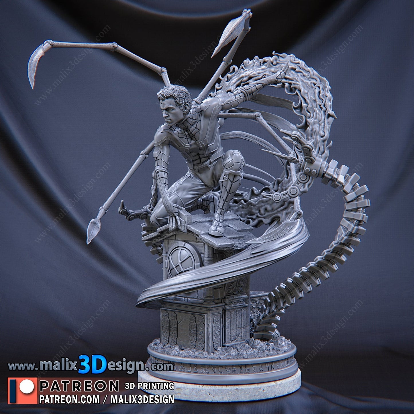 Spider - Man (No Way Home) - Sanix3D - Dark Forge Arts