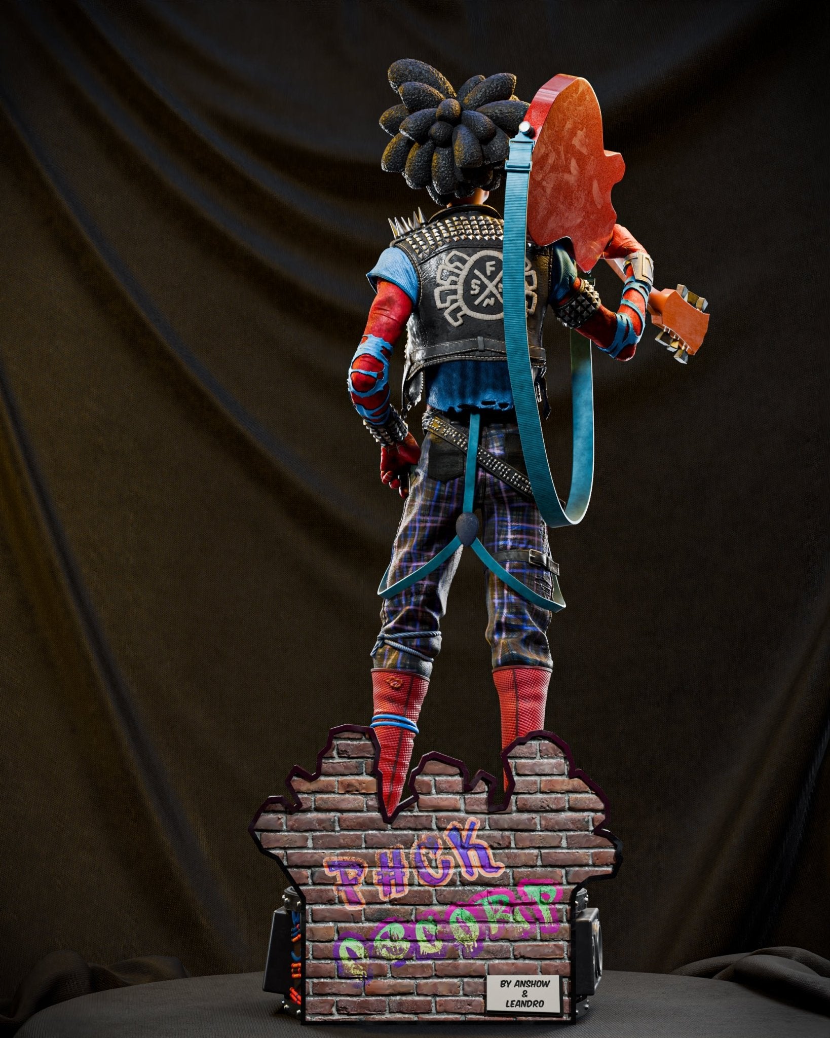 Spider Punk - CA 3D Studios - Dark Forge Arts