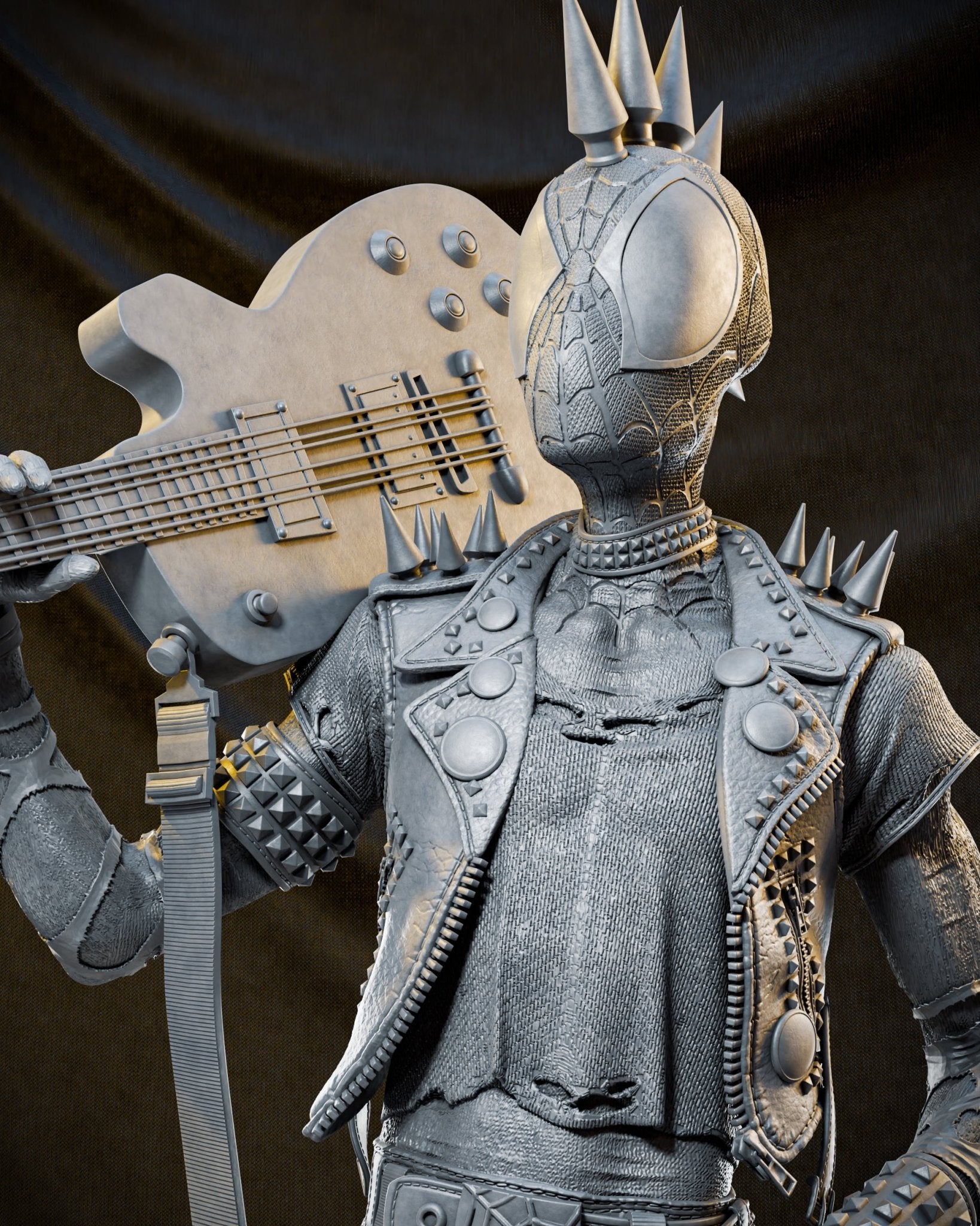 Spider Punk - CA 3D Studios - Dark Forge Arts