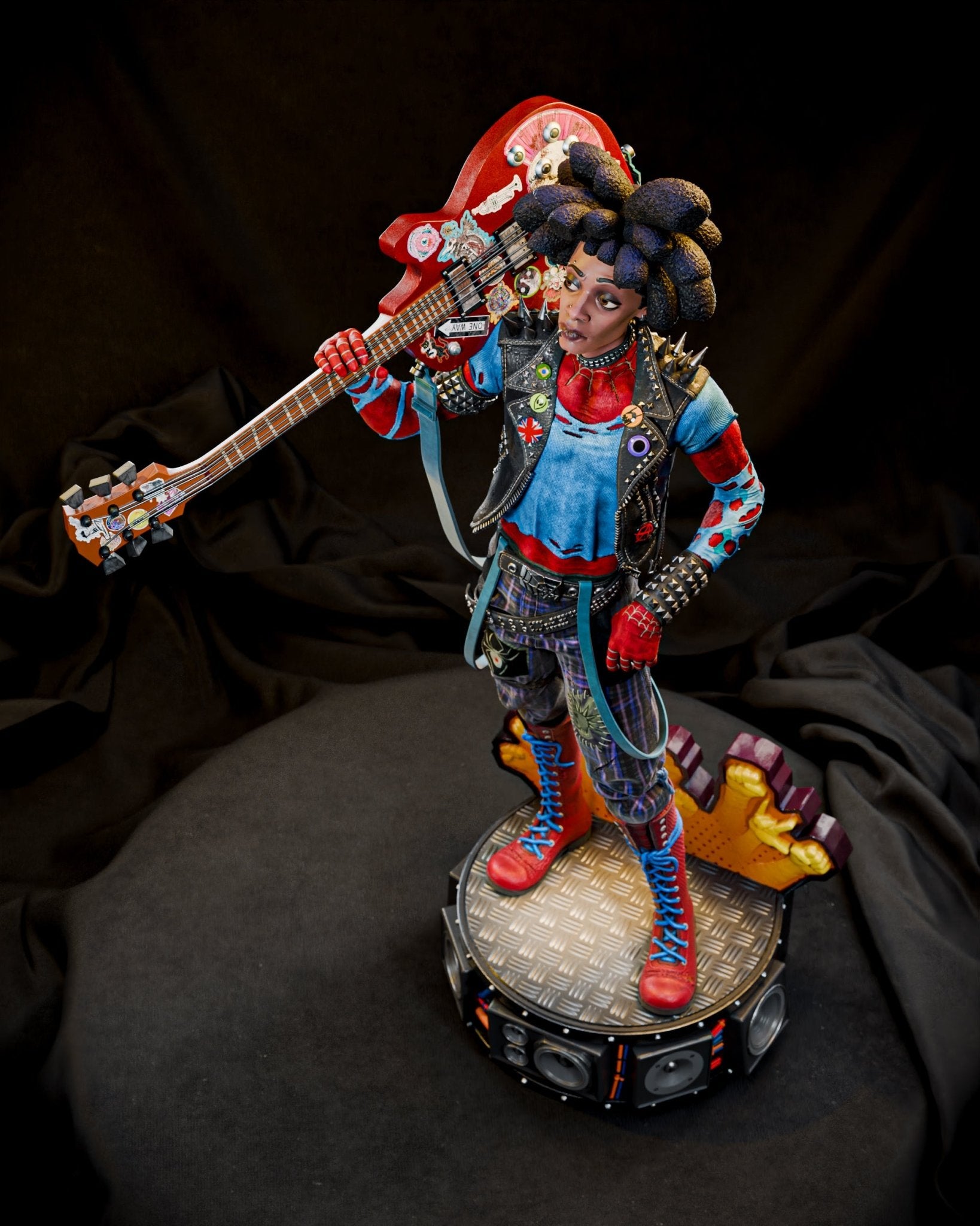 Spider Punk - CA 3D Studios - Dark Forge Arts