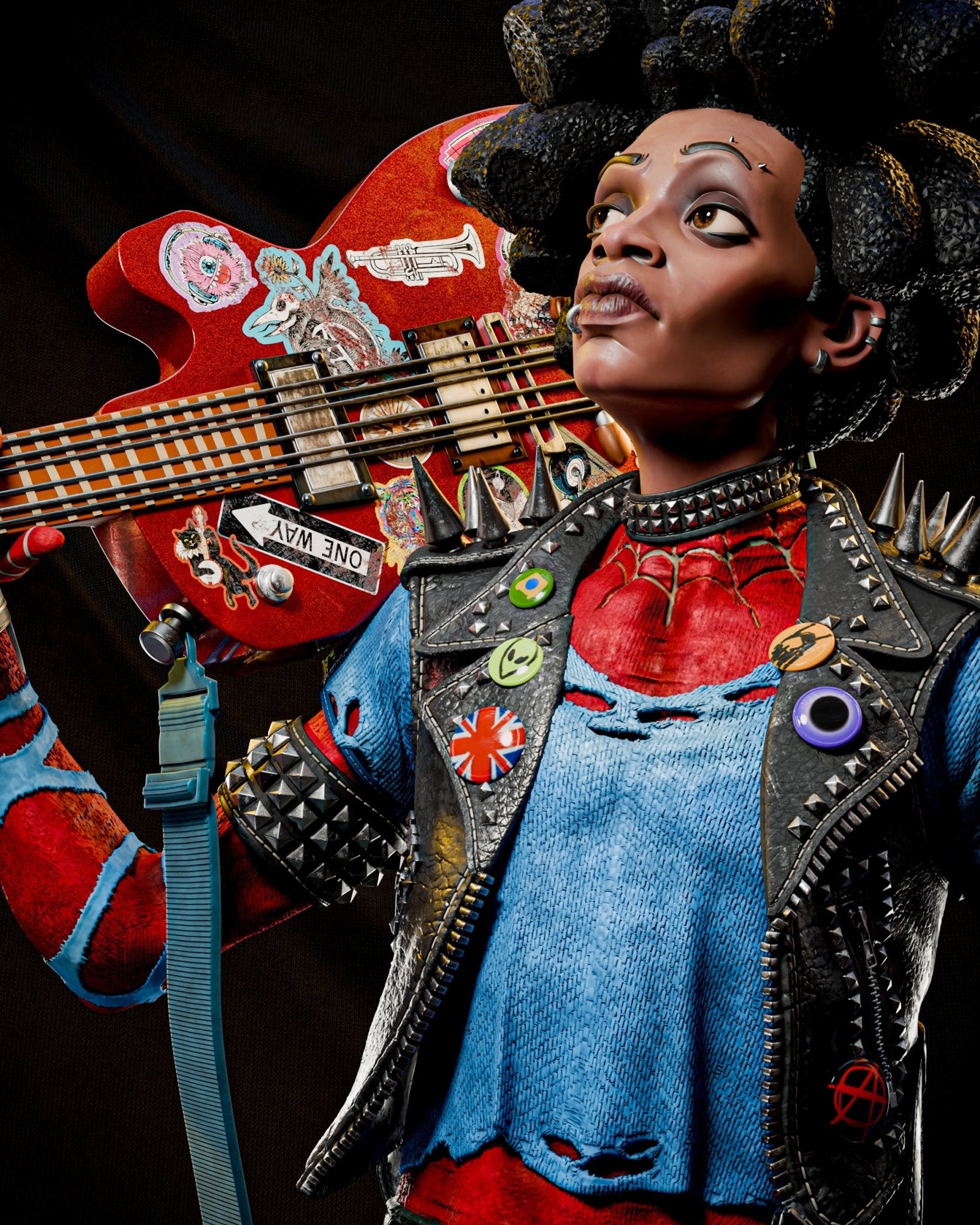 Spider Punk - CA 3D Studios - Dark Forge Arts