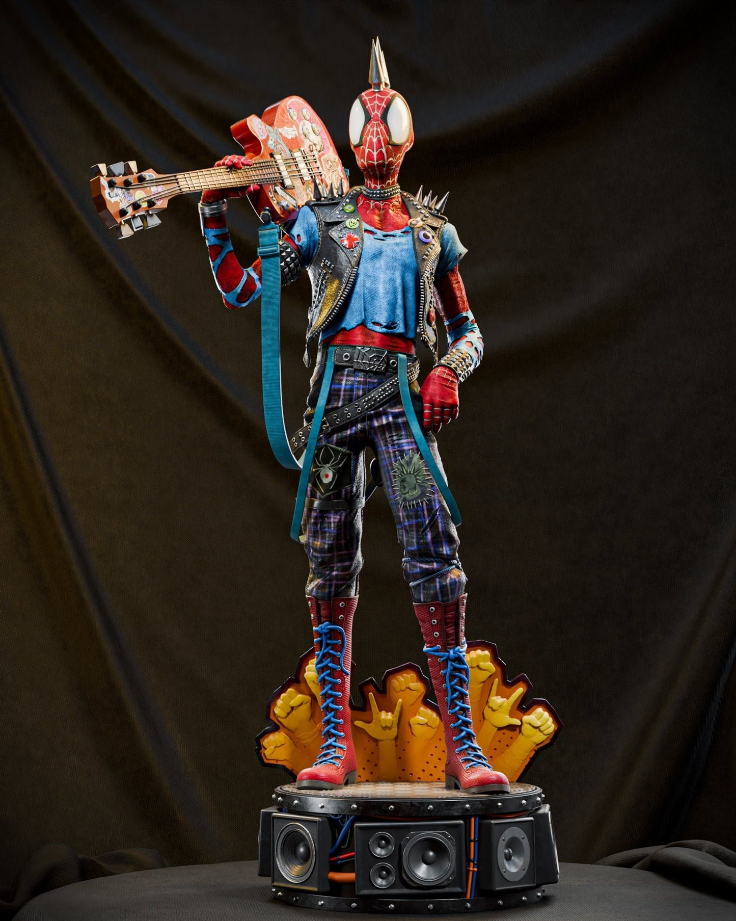 Spider Punk - CA 3D Studios - Dark Forge Arts