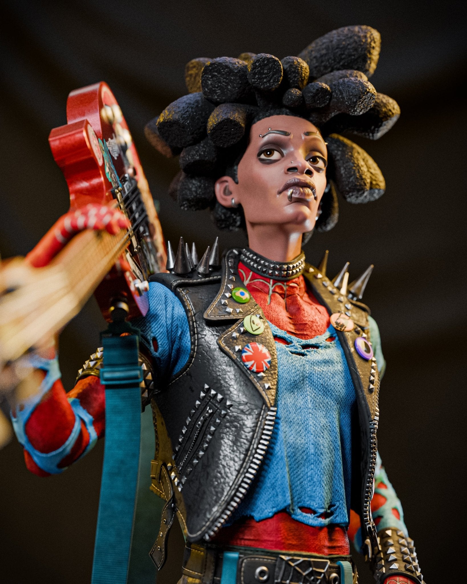 Spider Punk - CA 3D Studios - Dark Forge Arts