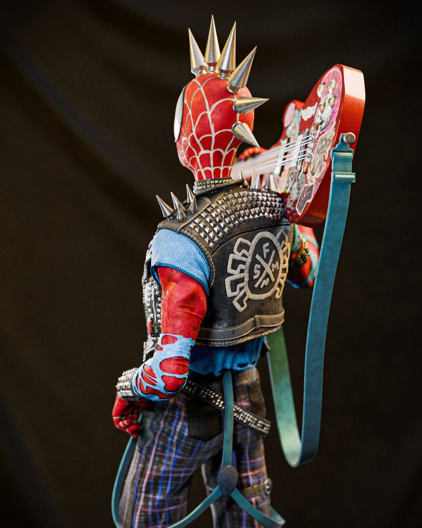 Spider Punk - CA 3D Studios - Dark Forge Arts