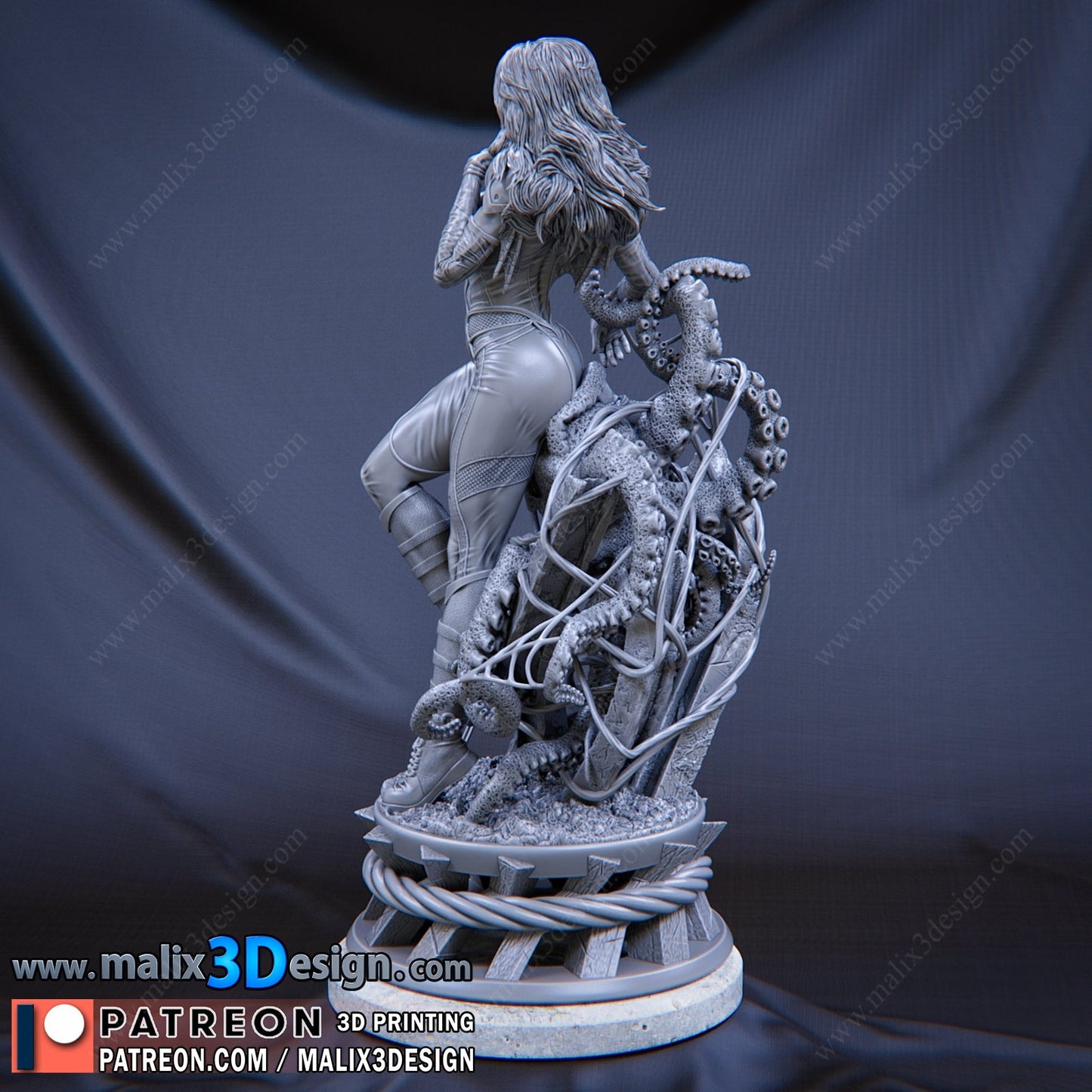 Spider - Woman - Sanix3D - Dark Forge Arts