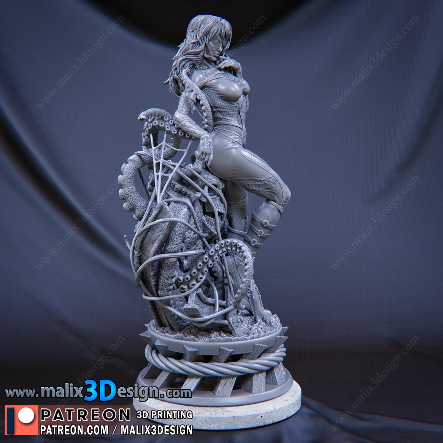 Spider - Woman - Sanix3D - Dark Forge Arts
