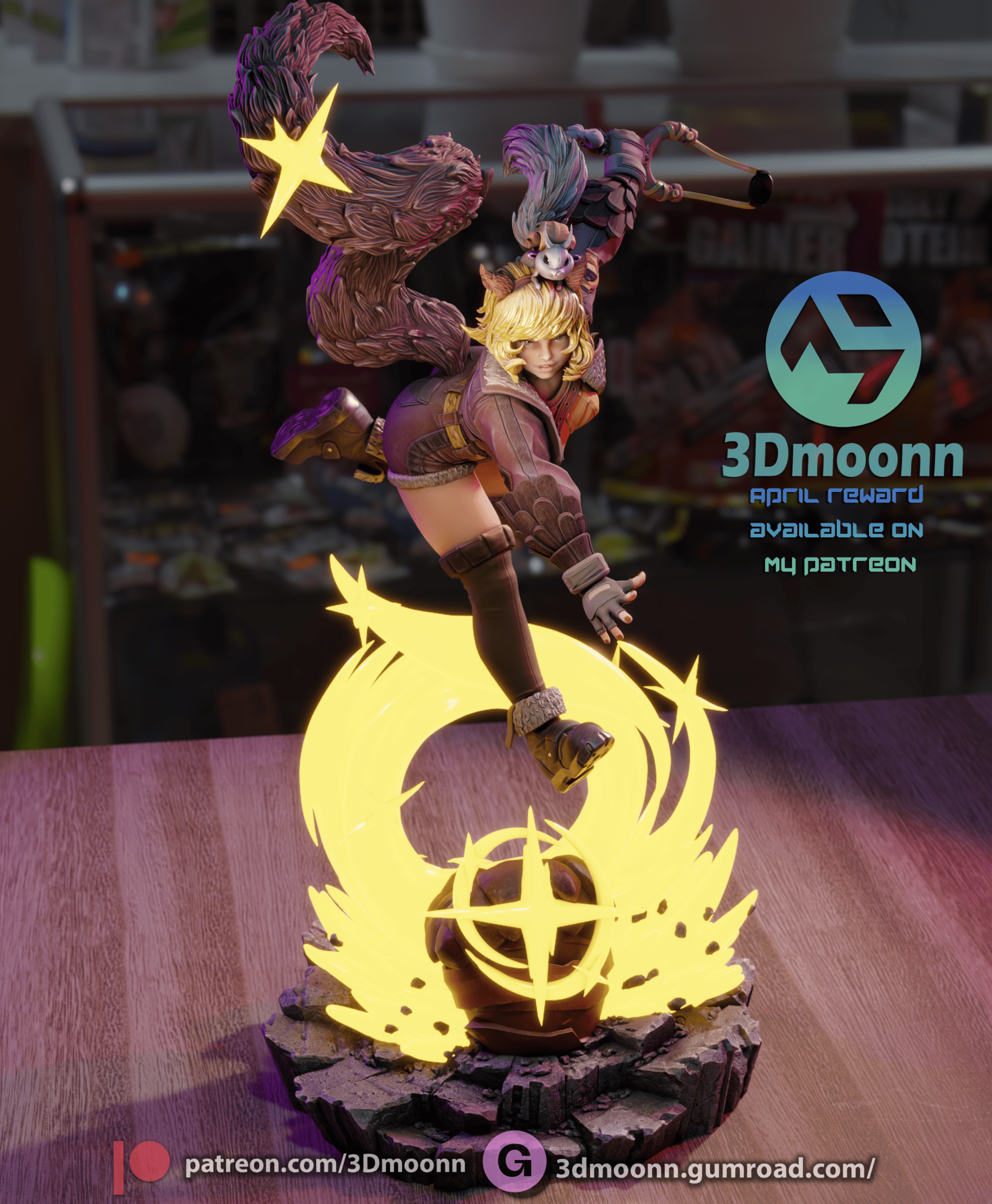 Squirrel Girl - 3DMoonn - Dark Forge Arts