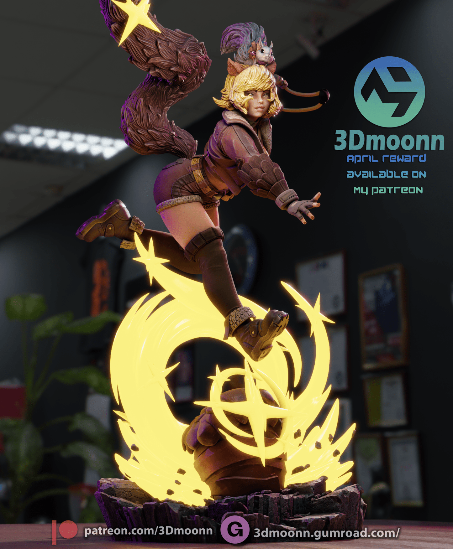 Squirrel Girl - 3DMoonn - Dark Forge Arts