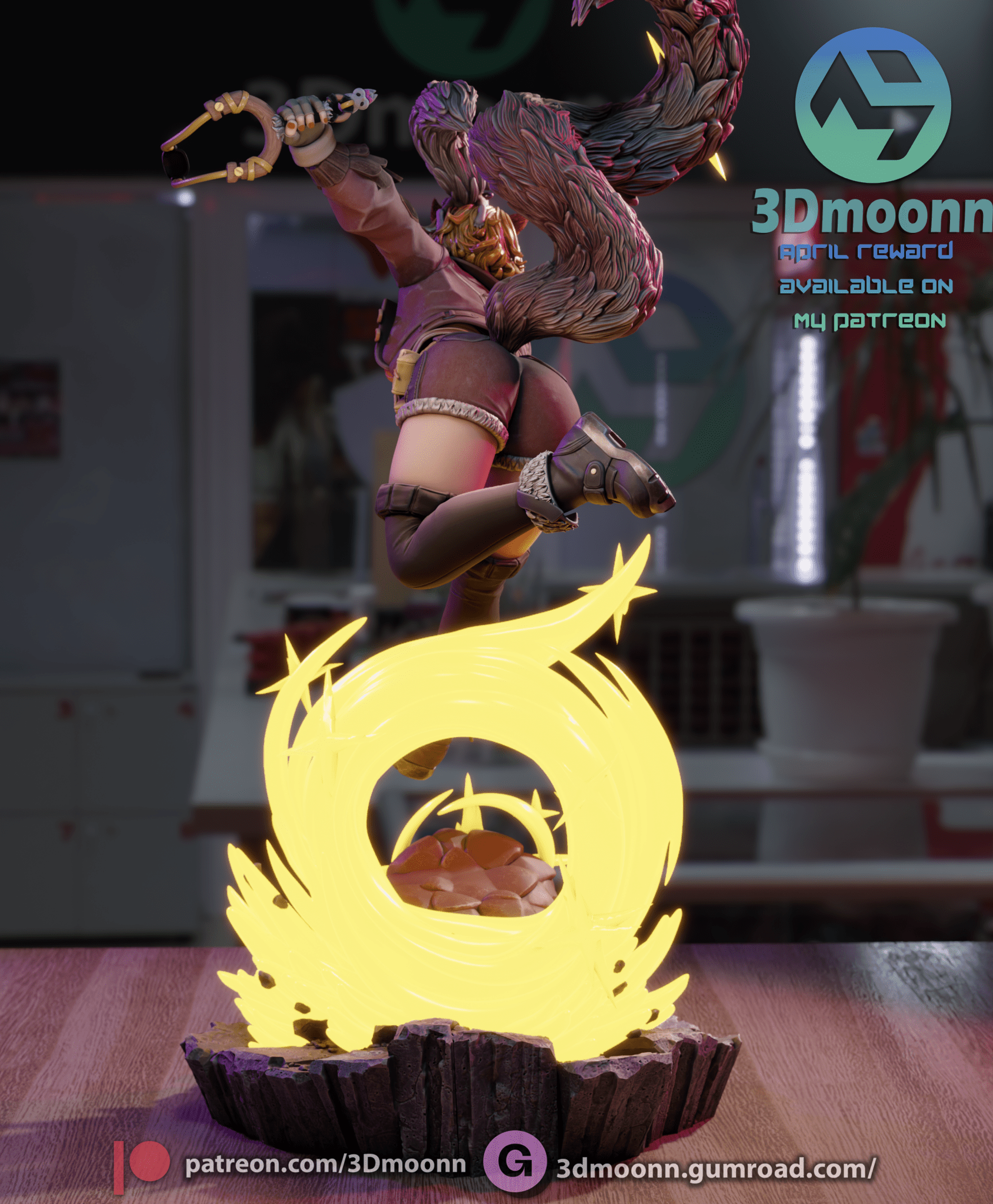 Squirrel Girl - 3DMoonn - Dark Forge Arts