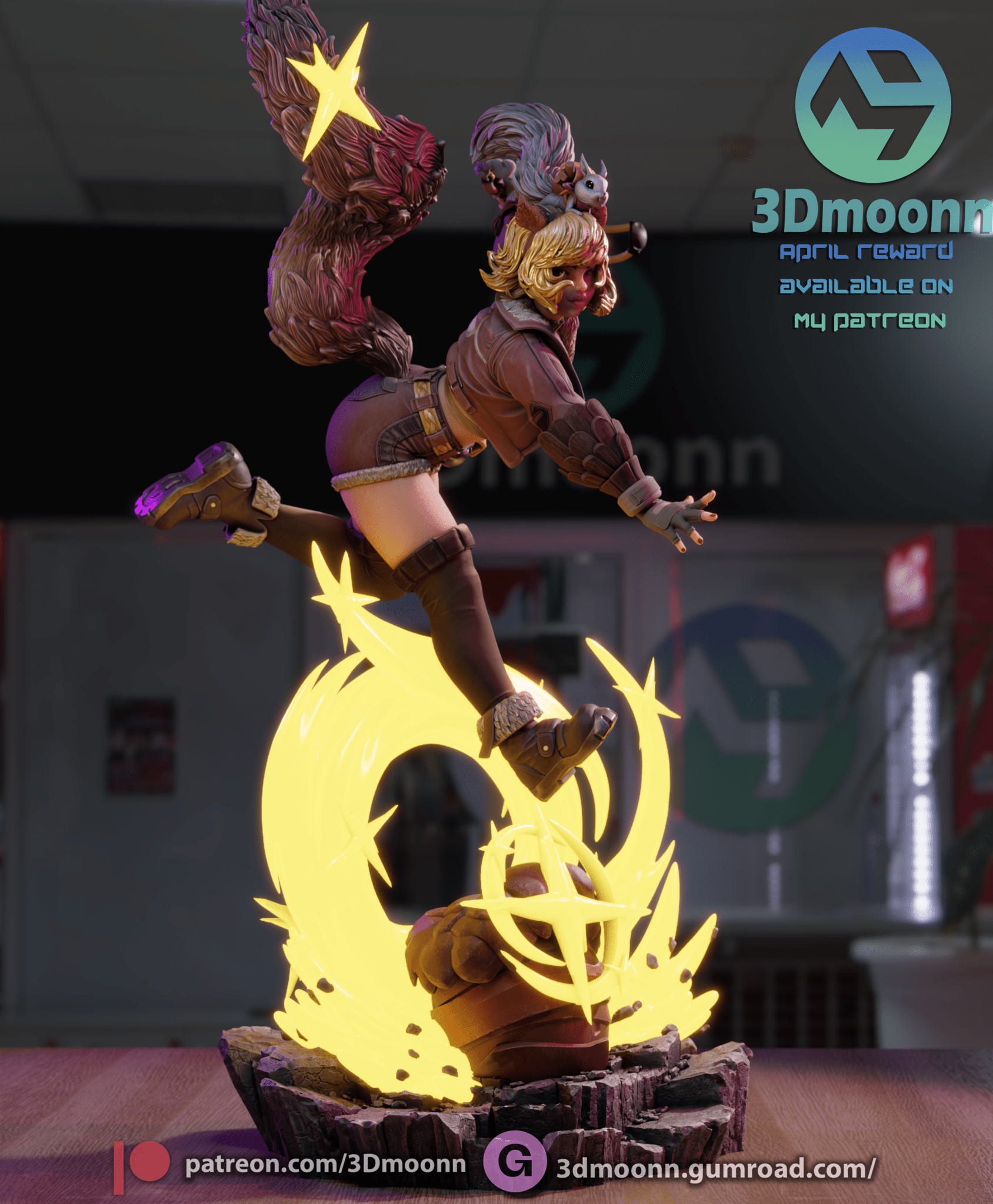 Squirrel Girl - 3DMoonn - Dark Forge Arts