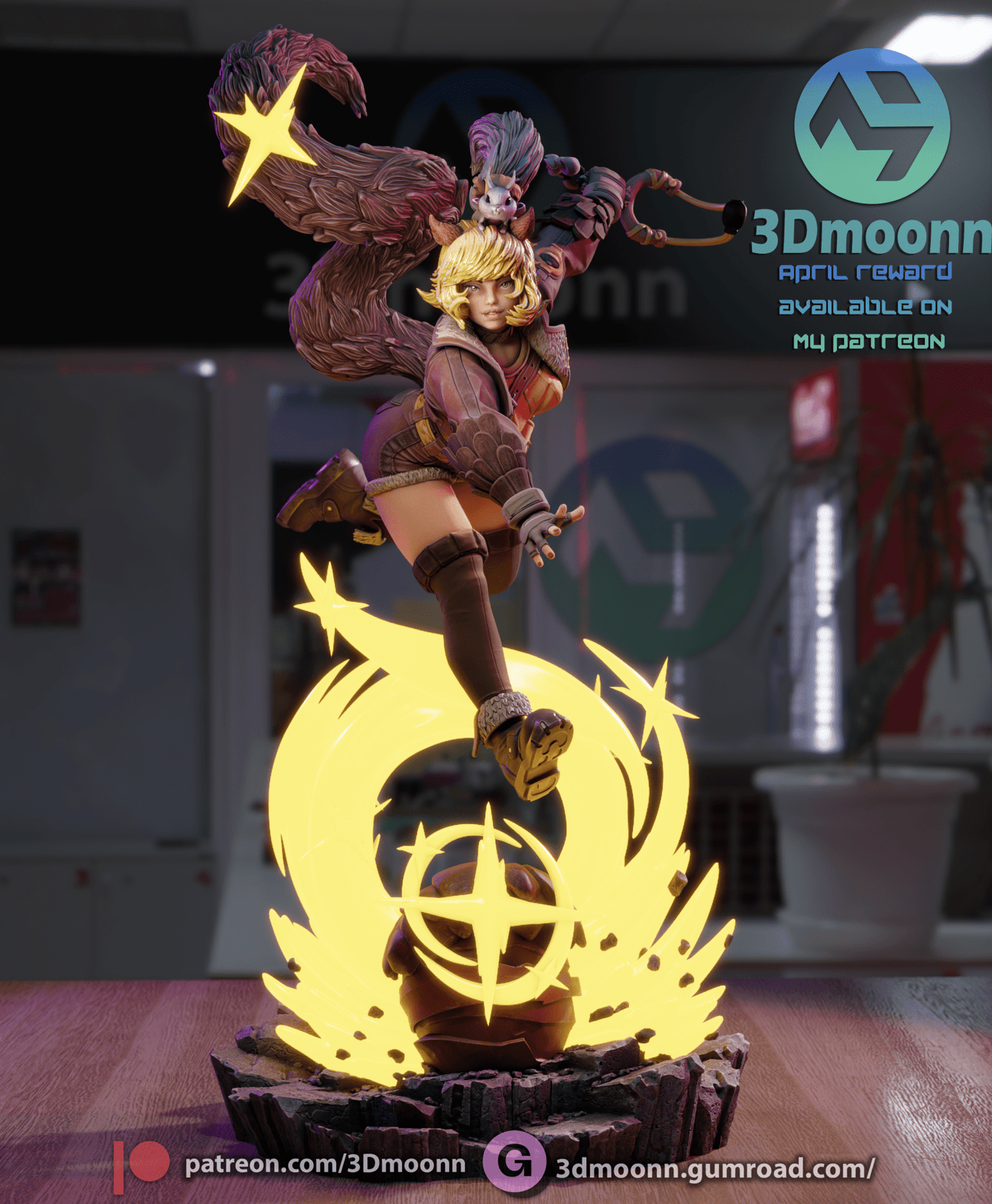 Squirrel Girl - 3DMoonn - Dark Forge Arts