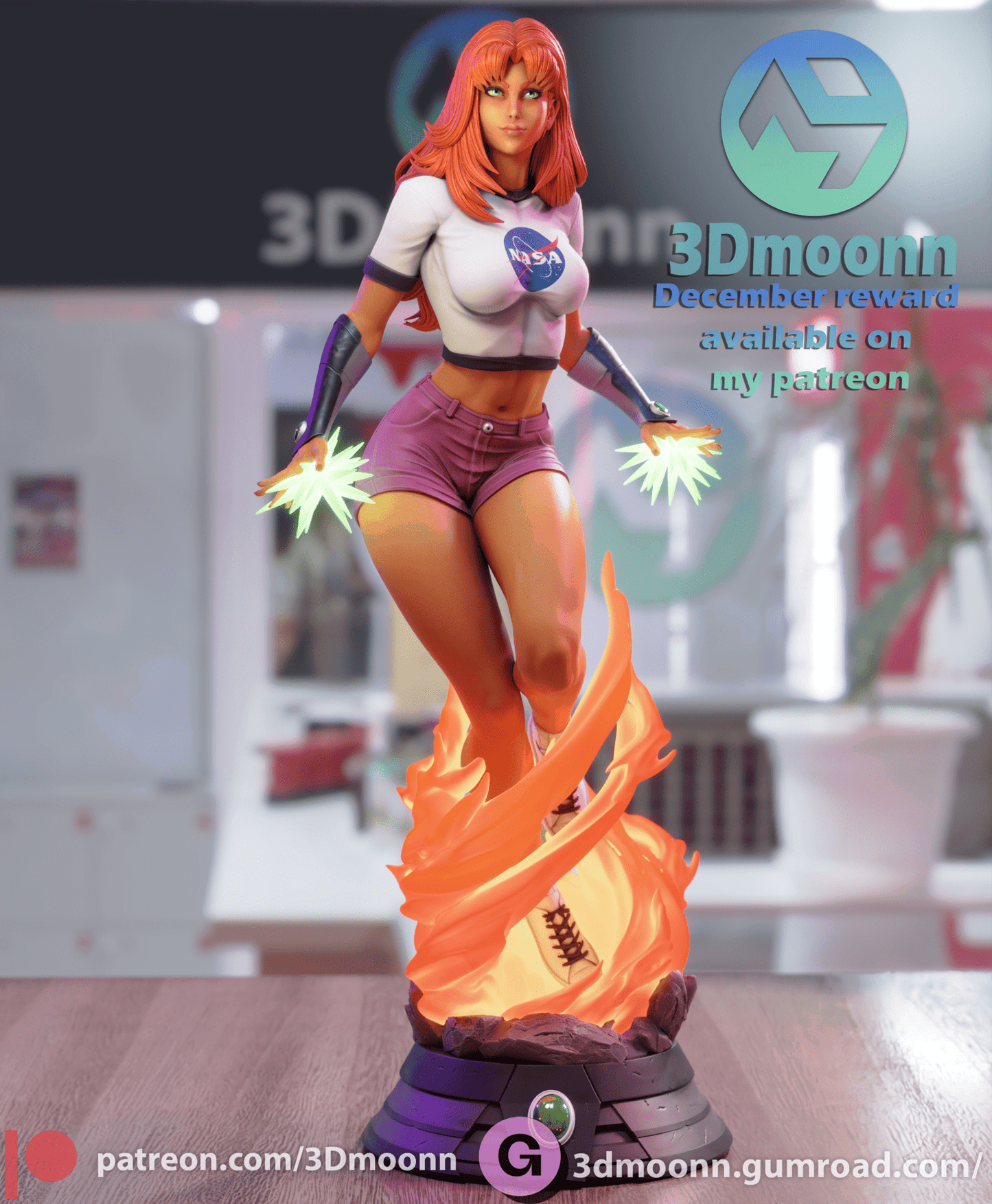 Starfire - 3DMoonn - Dark Forge Arts