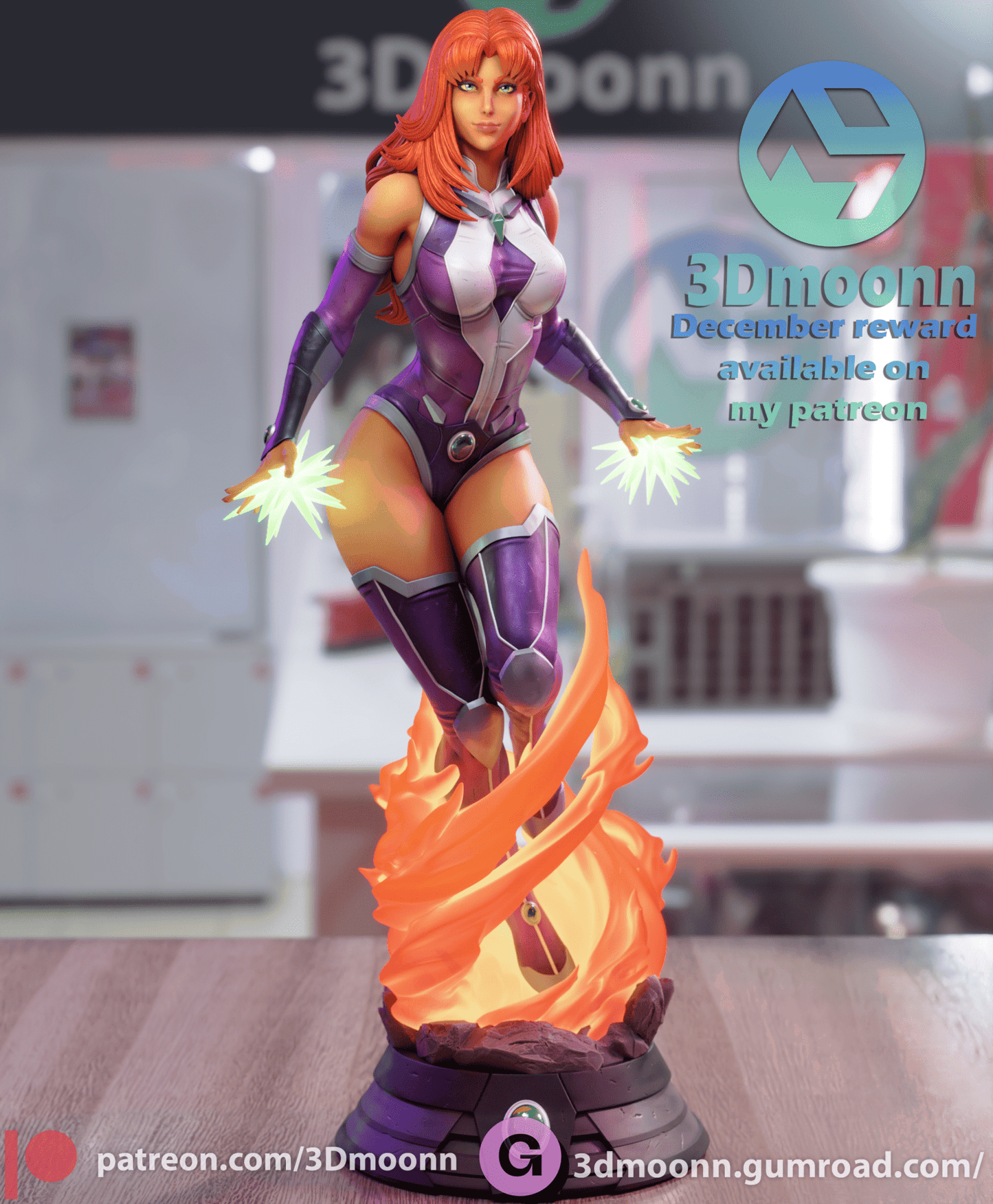 Starfire - 3DMoonn - Dark Forge Arts