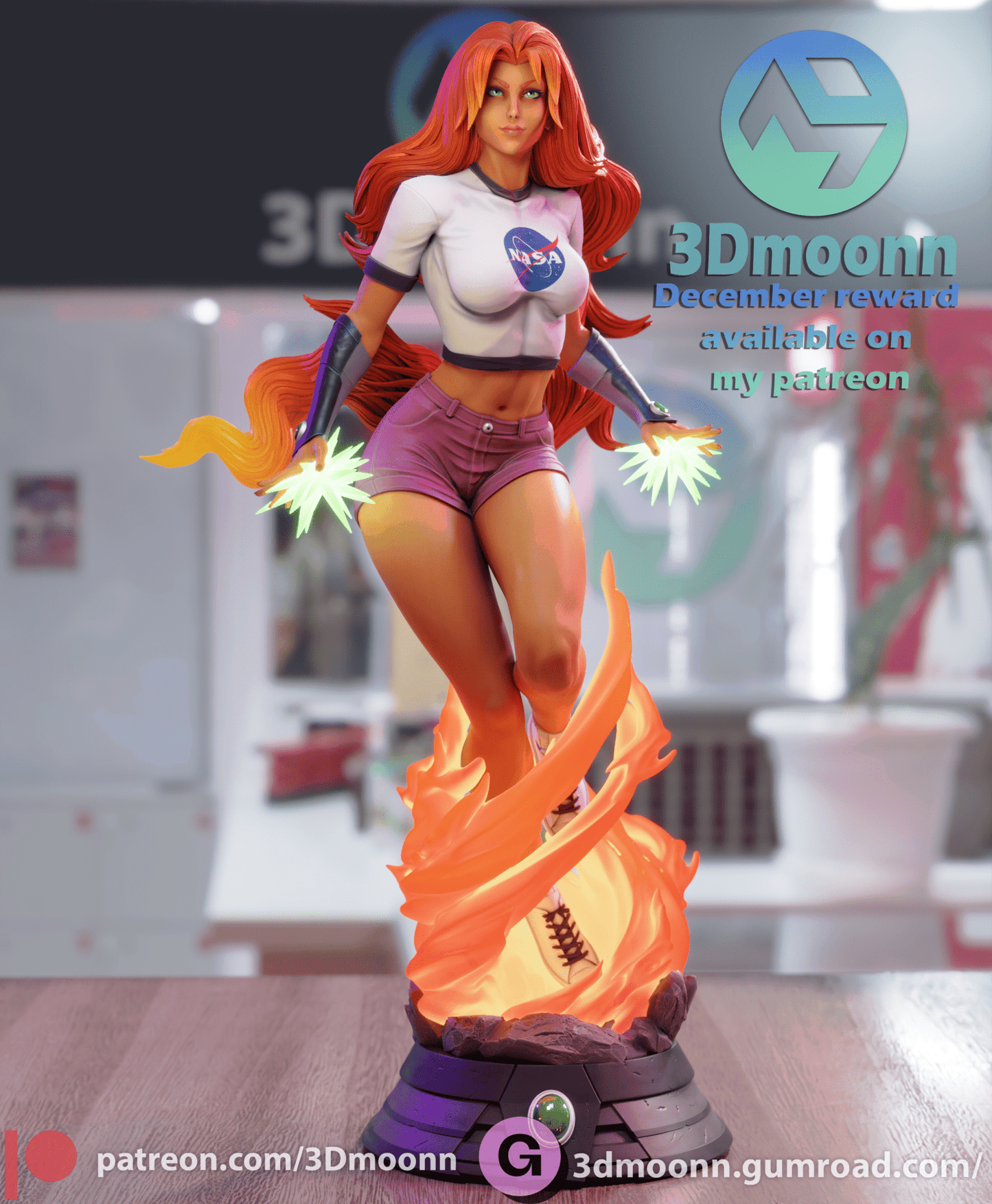 Starfire - 3DMoonn - Dark Forge Arts
