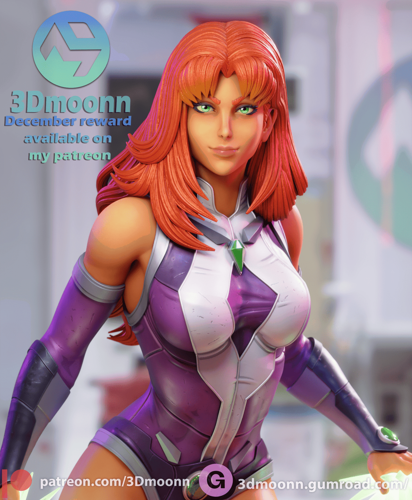 Starfire - 3DMoonn - Dark Forge Arts