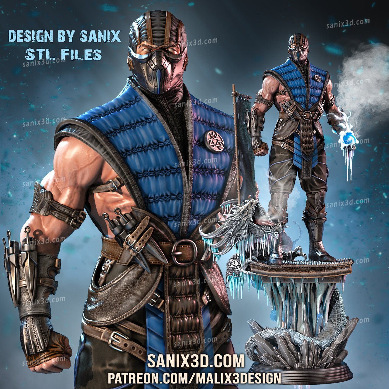Sub - Zero - Sanix3D - Dark Forge Arts