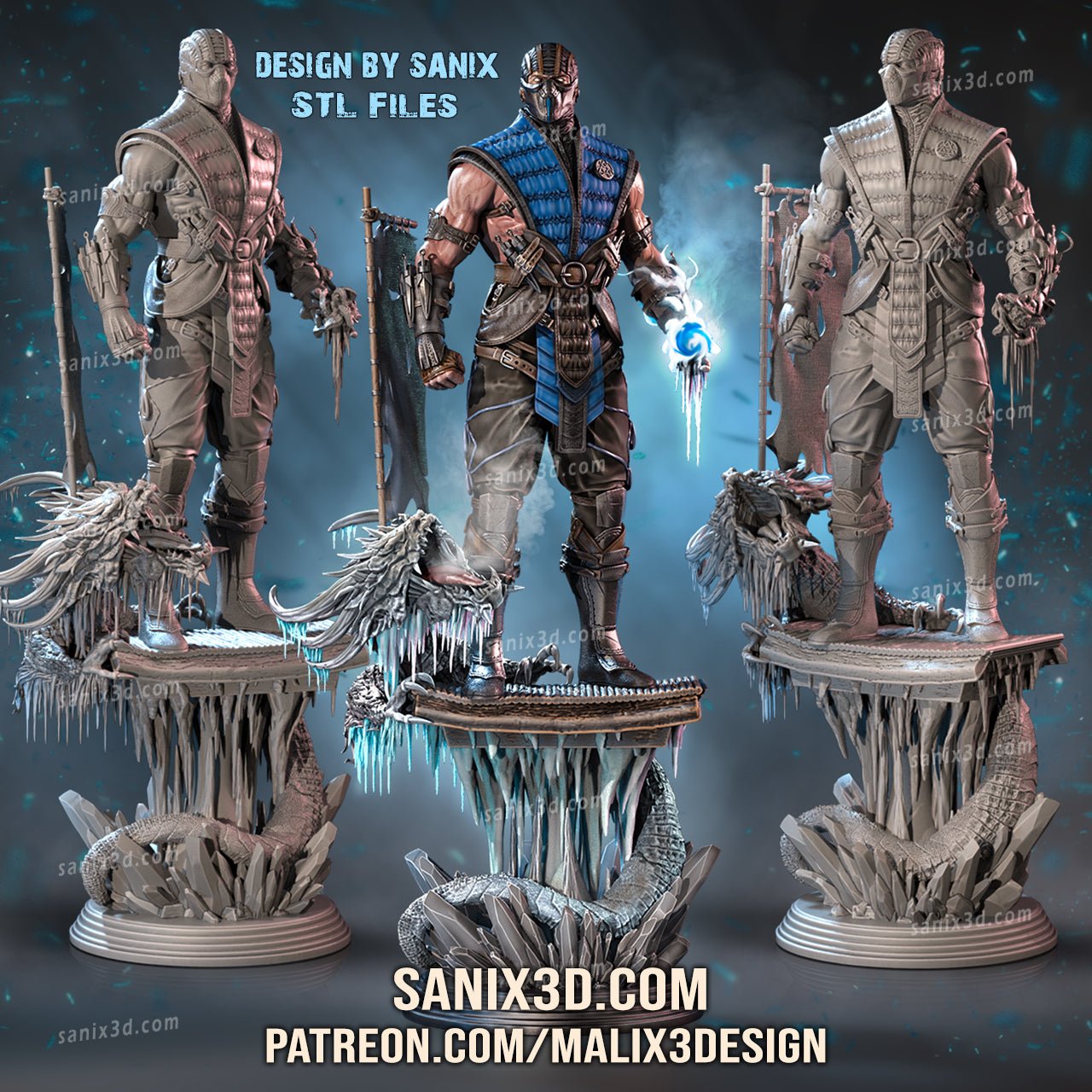 Sub - Zero - Sanix3D - Dark Forge Arts